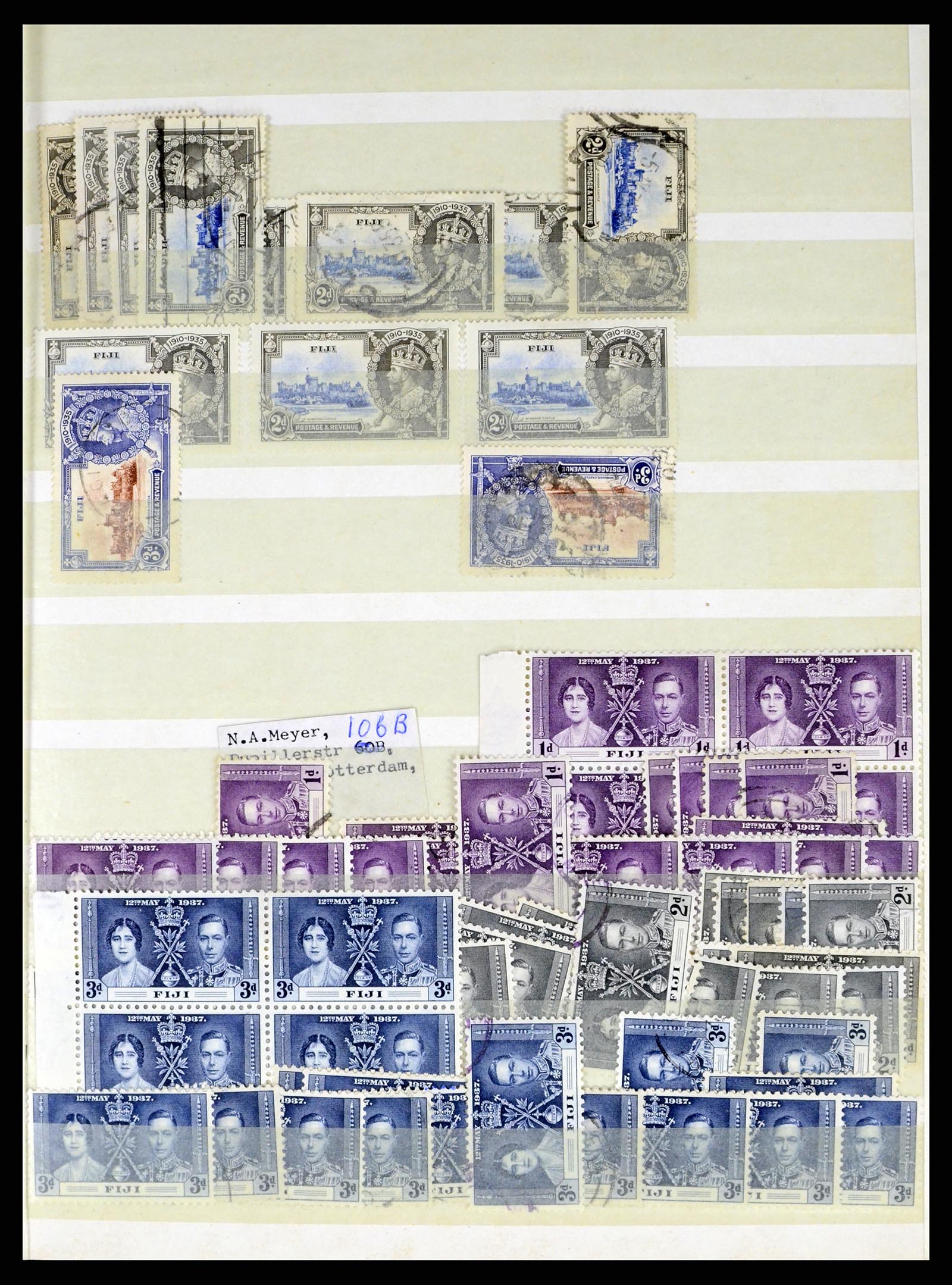 38008 036 - Stamp collection 38008 Fiji 1871-1980.