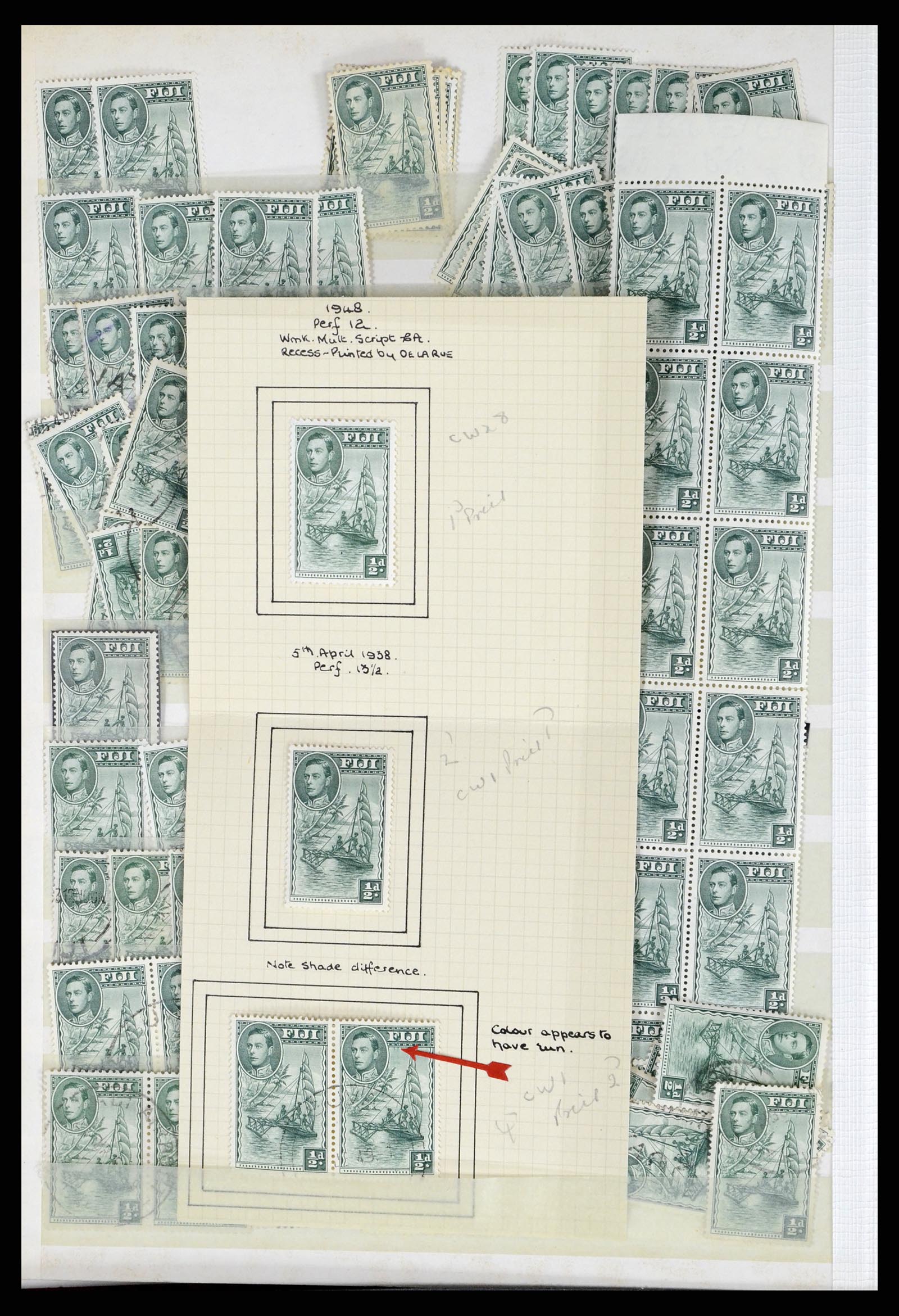 38008 037 - Stamp collection 38008 Fiji 1871-1980.