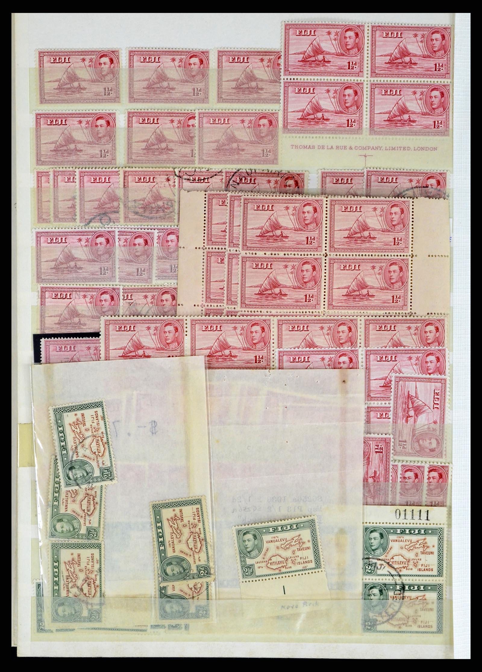 38008 042 - Postzegelverzameling 38008 Fiji 1871-1980.