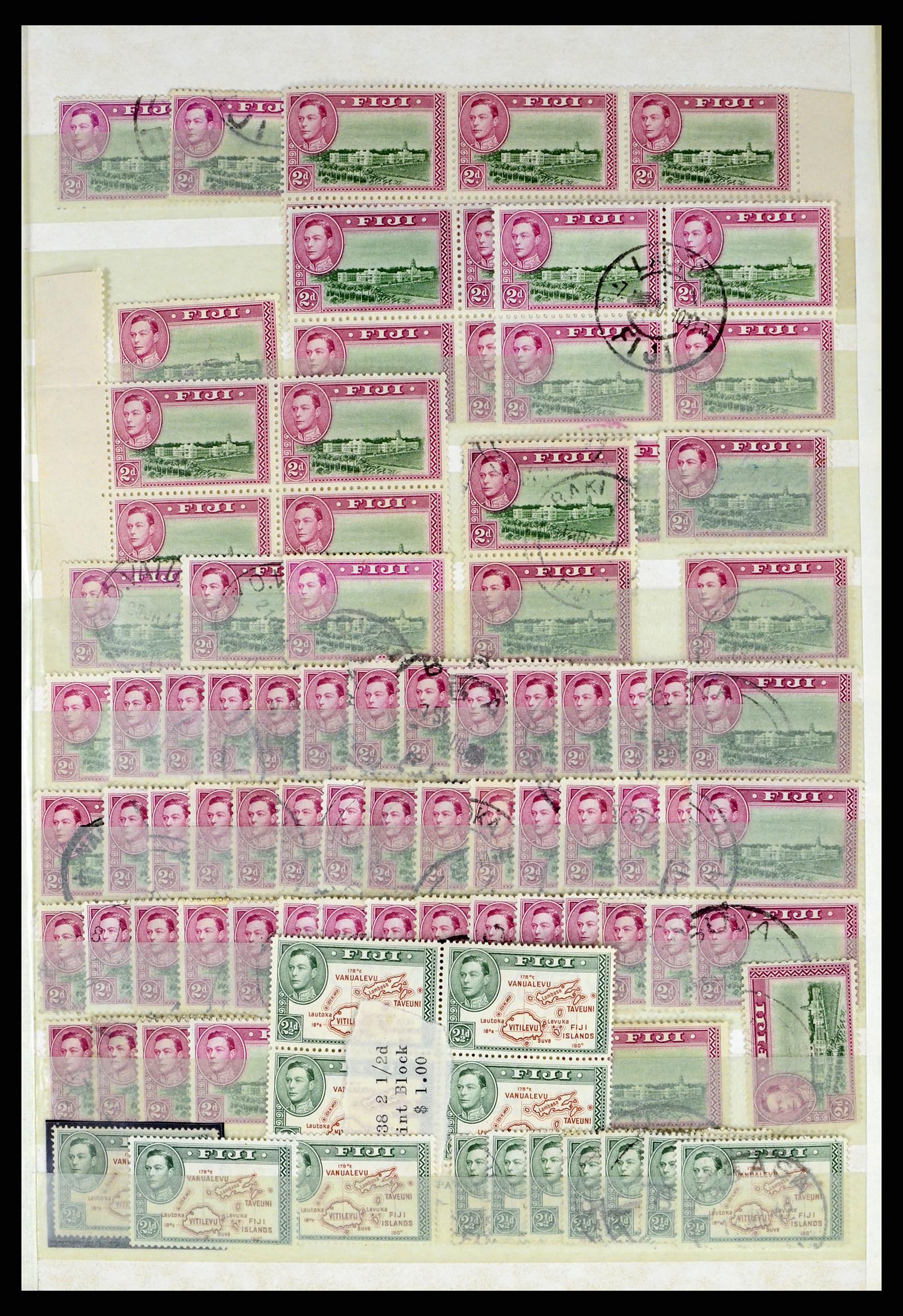 38008 049 - Postzegelverzameling 38008 Fiji 1871-1980.