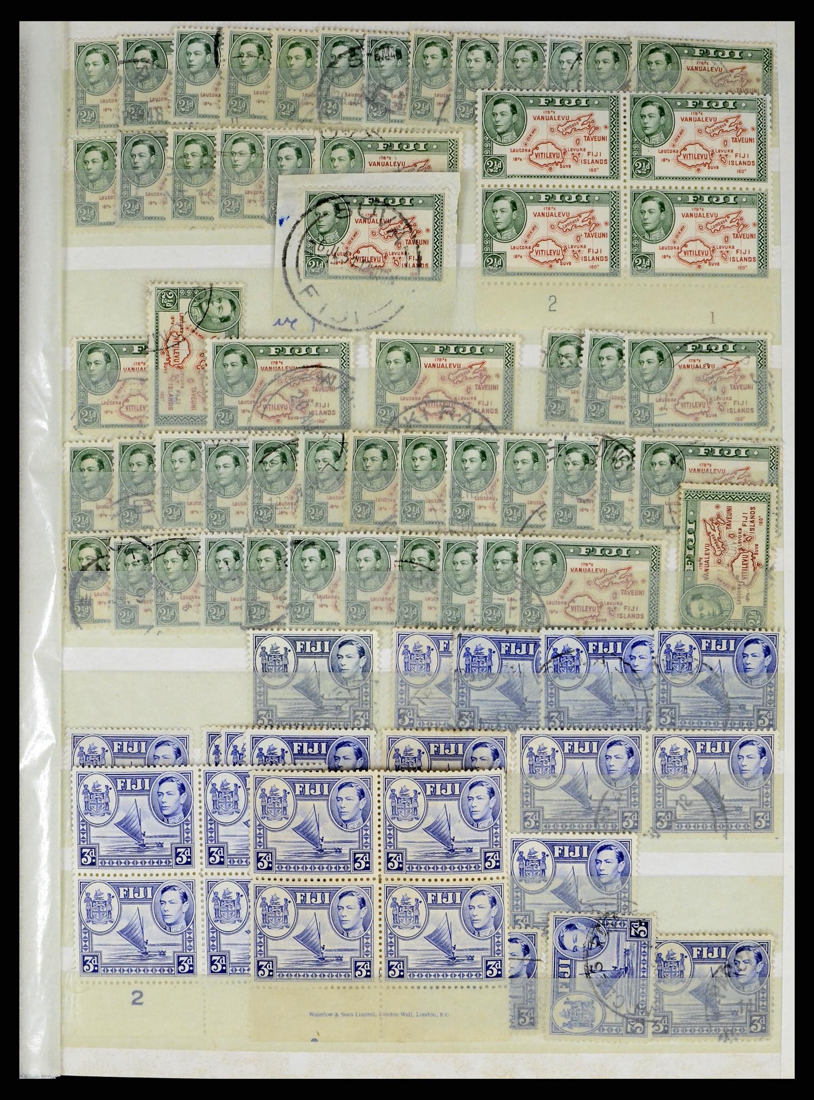 38008 053 - Postzegelverzameling 38008 Fiji 1871-1980.