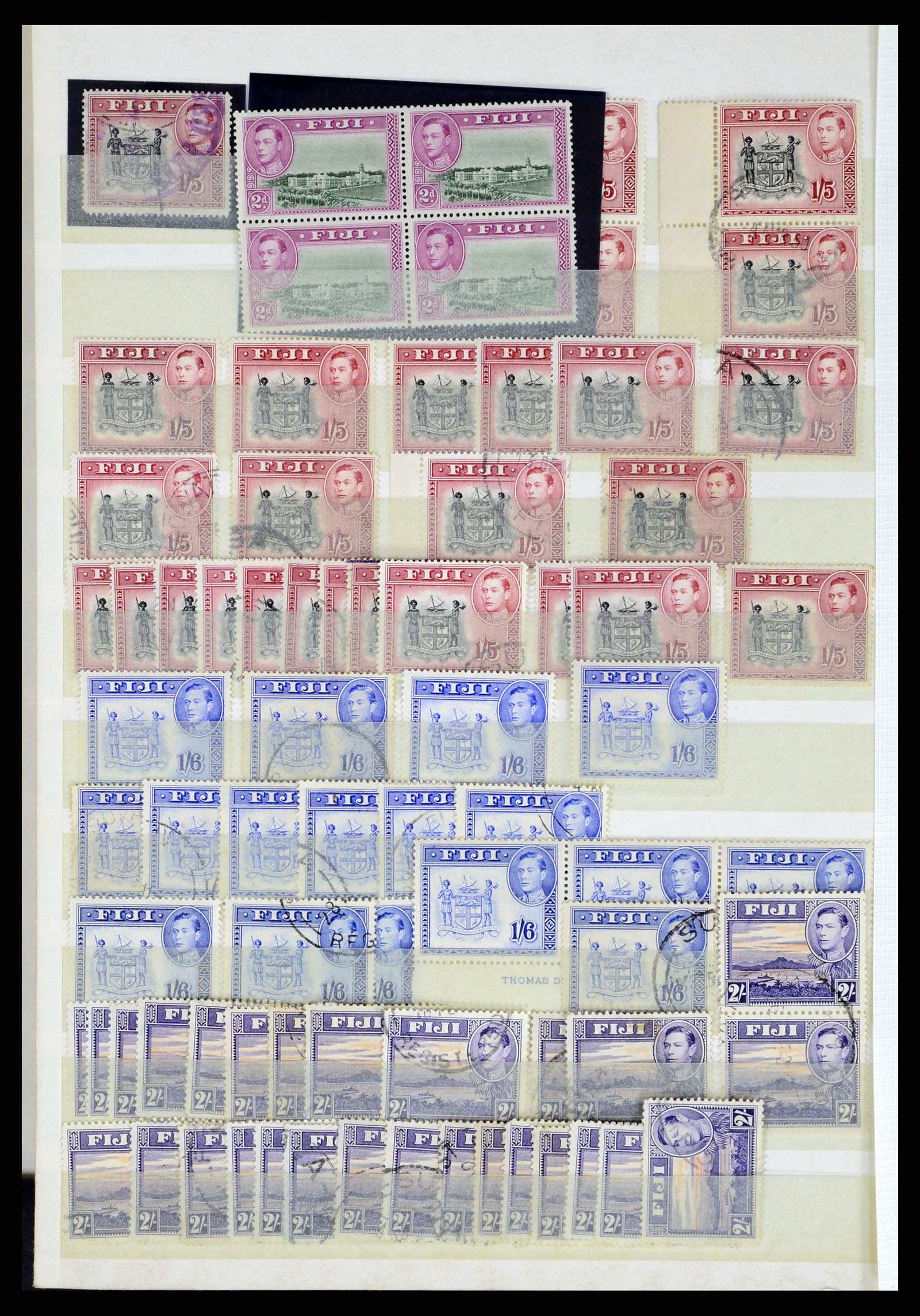 38008 056 - Postzegelverzameling 38008 Fiji 1871-1980.