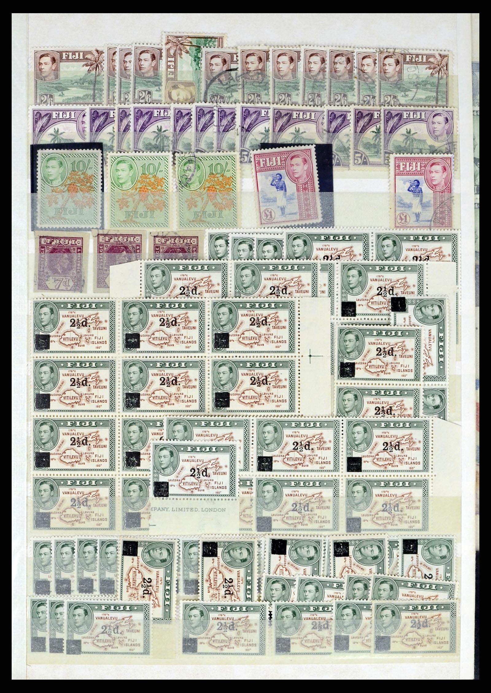 38008 057 - Postzegelverzameling 38008 Fiji 1871-1980.