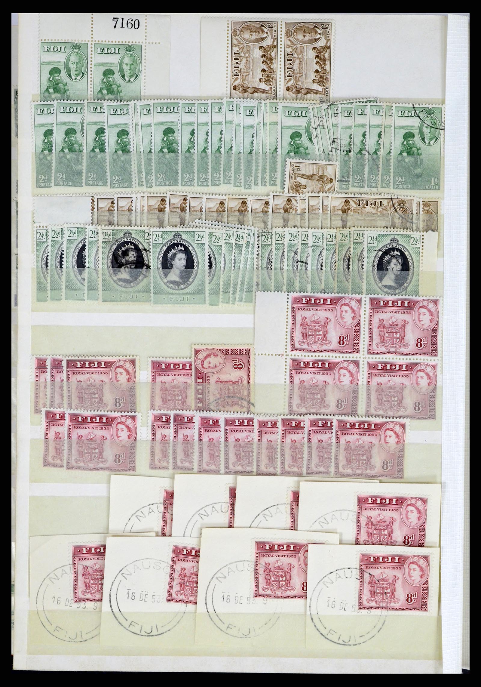 38008 060 - Postzegelverzameling 38008 Fiji 1871-1980.