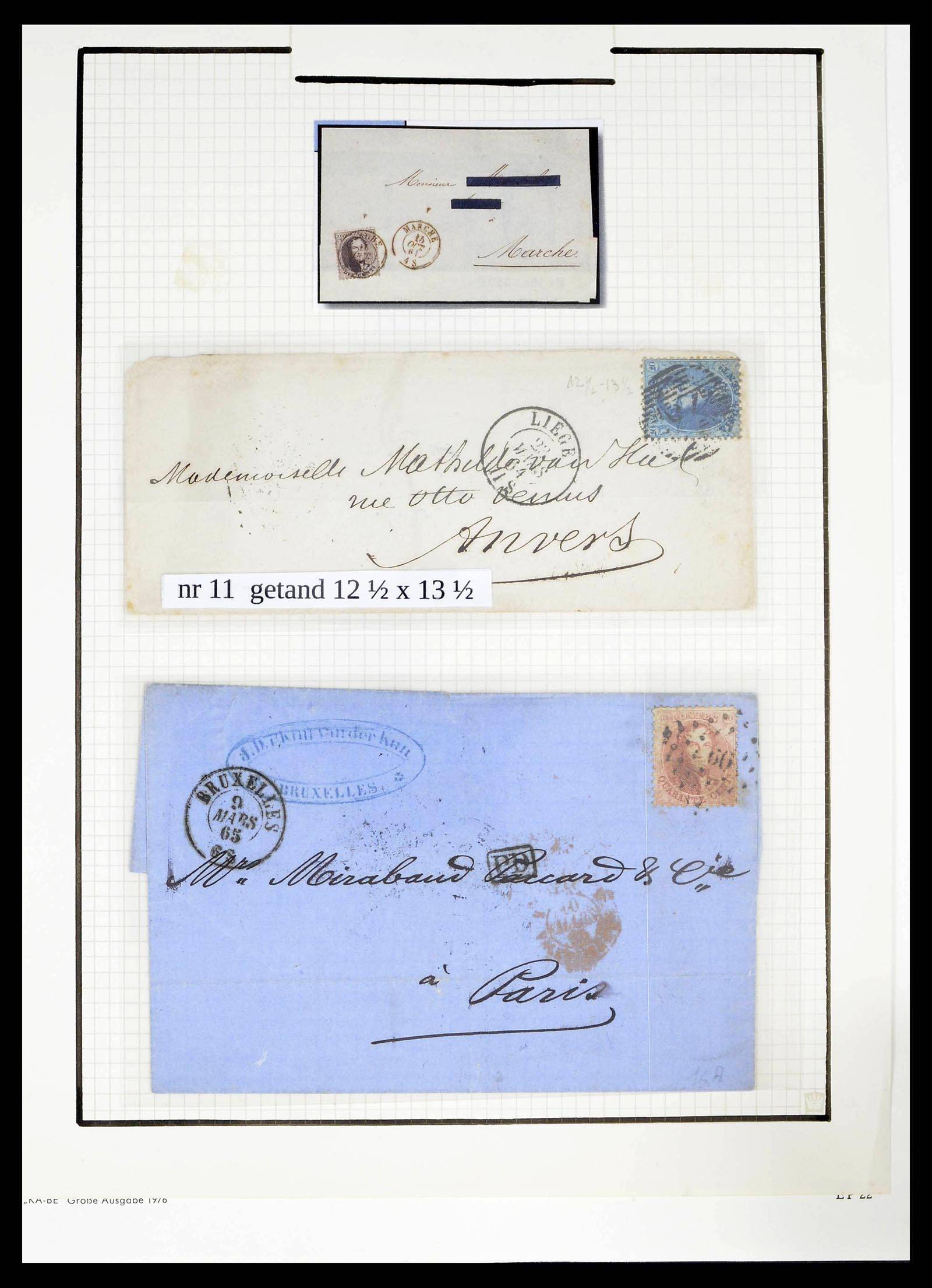 38015 0004 - Postzegelverzameling 38015 België 1849-1980.