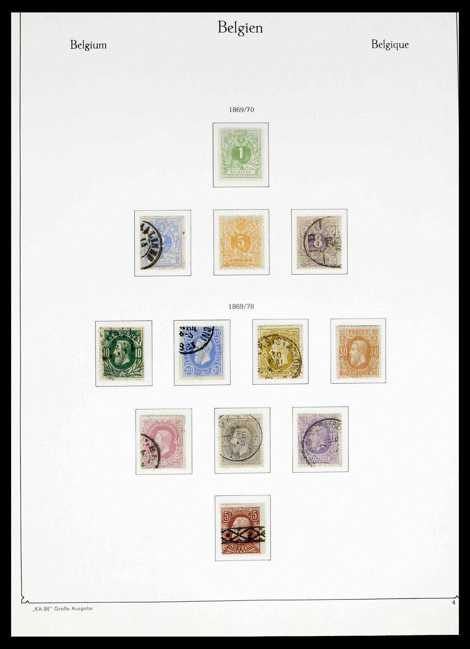 38015 0006 - Stamp collection 38015 Belgium 1849-1980.