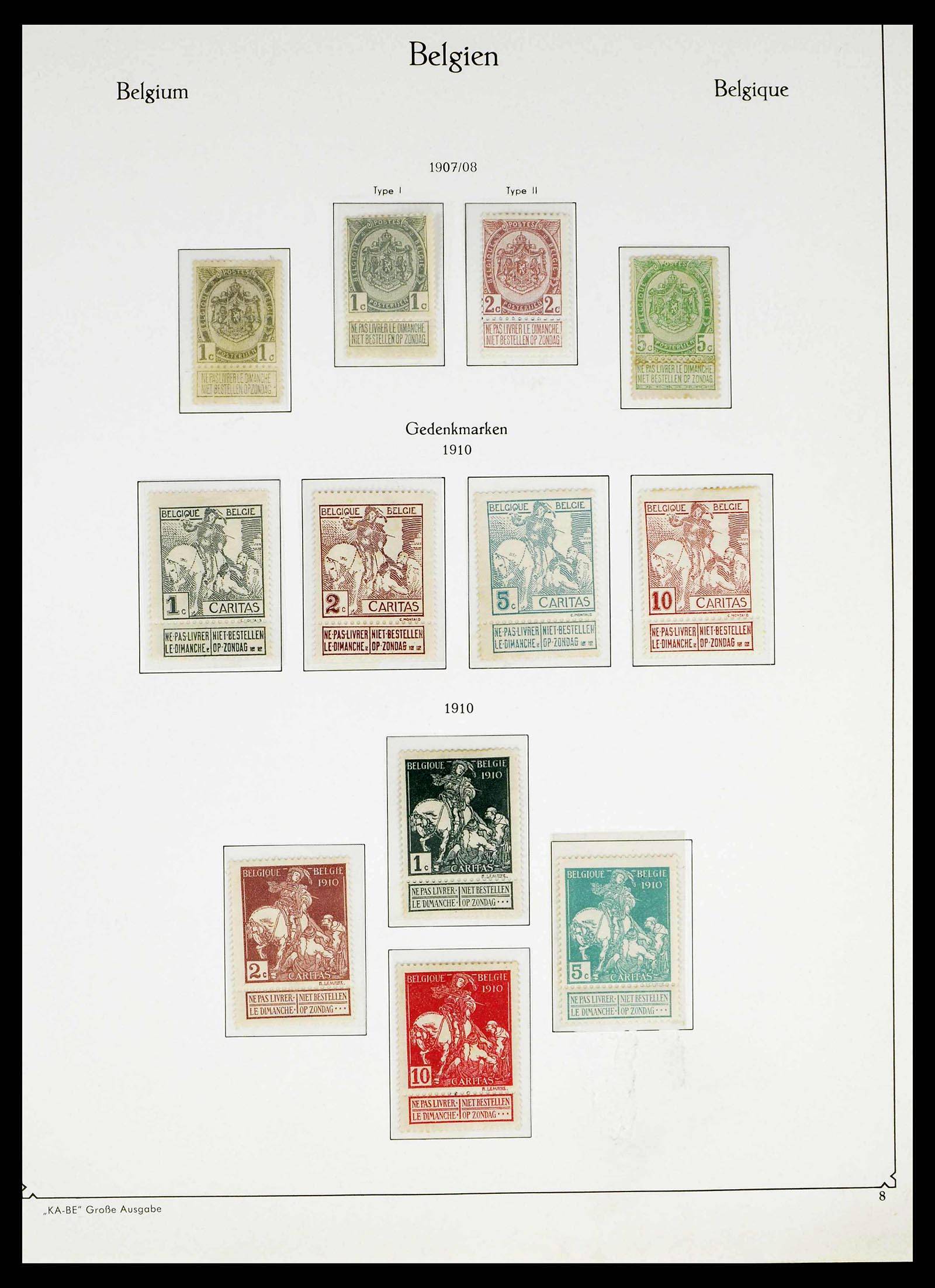 38015 0011 - Stamp collection 38015 Belgium 1849-1980.