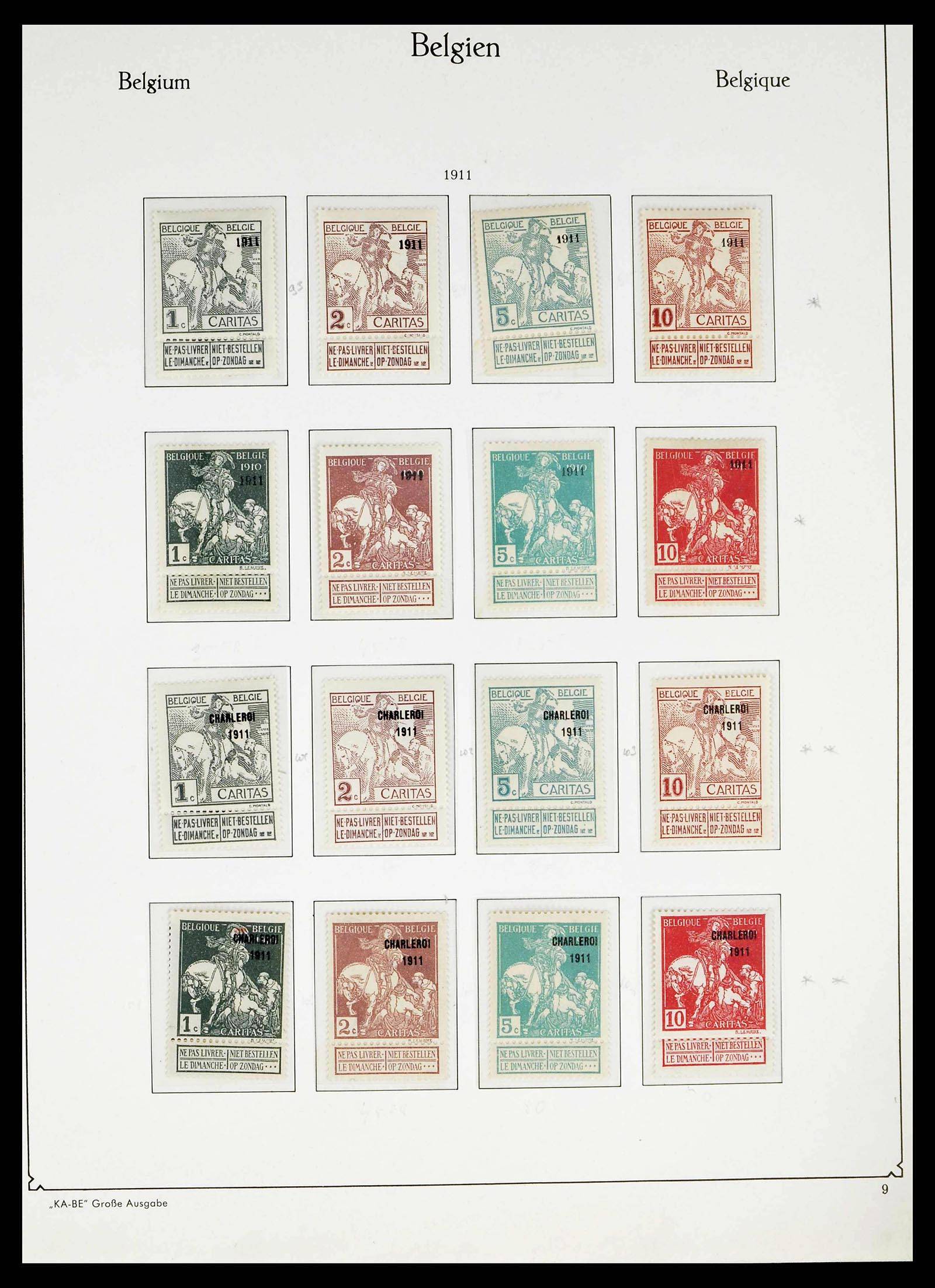 38015 0012 - Stamp collection 38015 Belgium 1849-1980.
