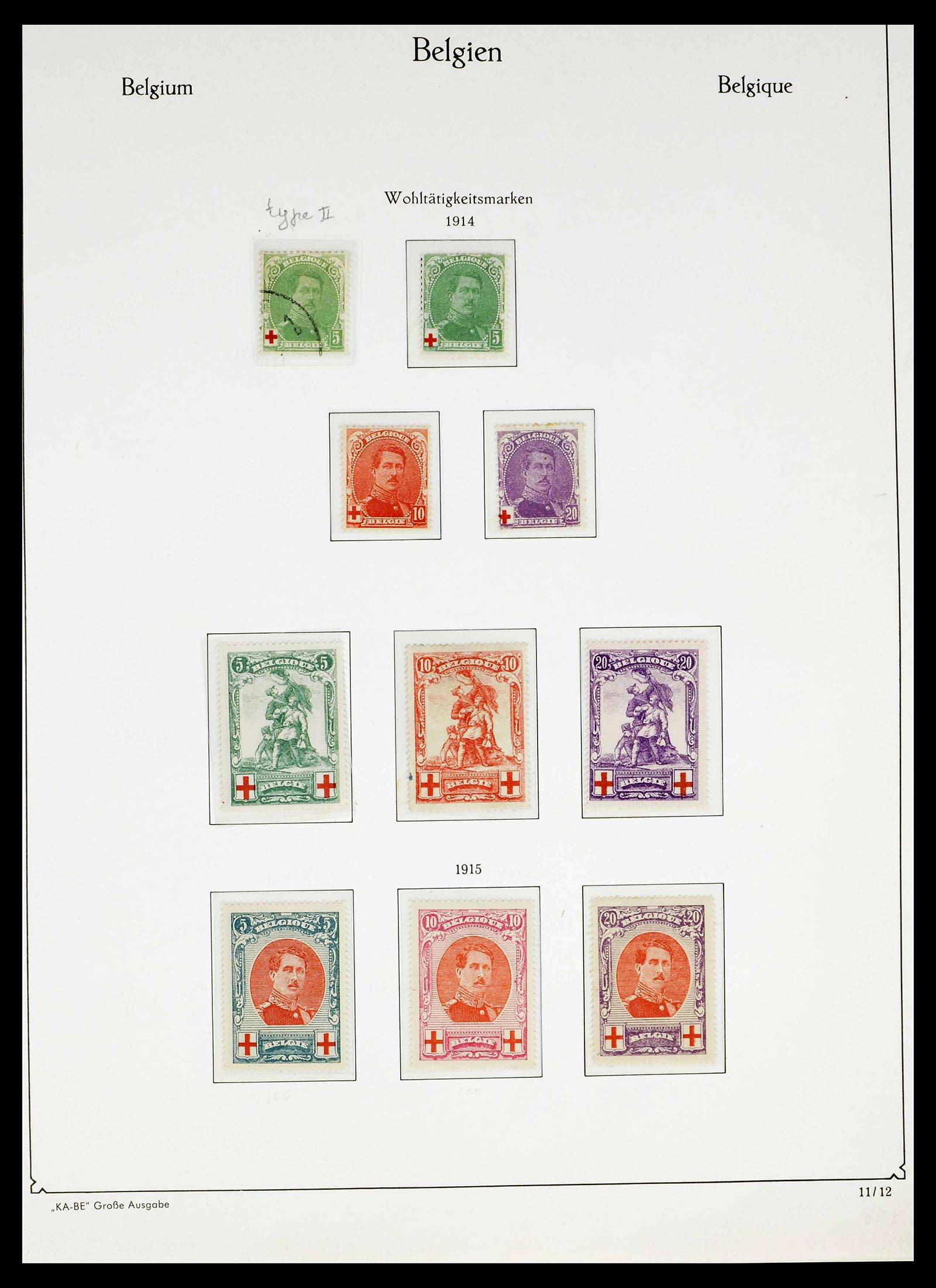 38015 0014 - Stamp collection 38015 Belgium 1849-1980.