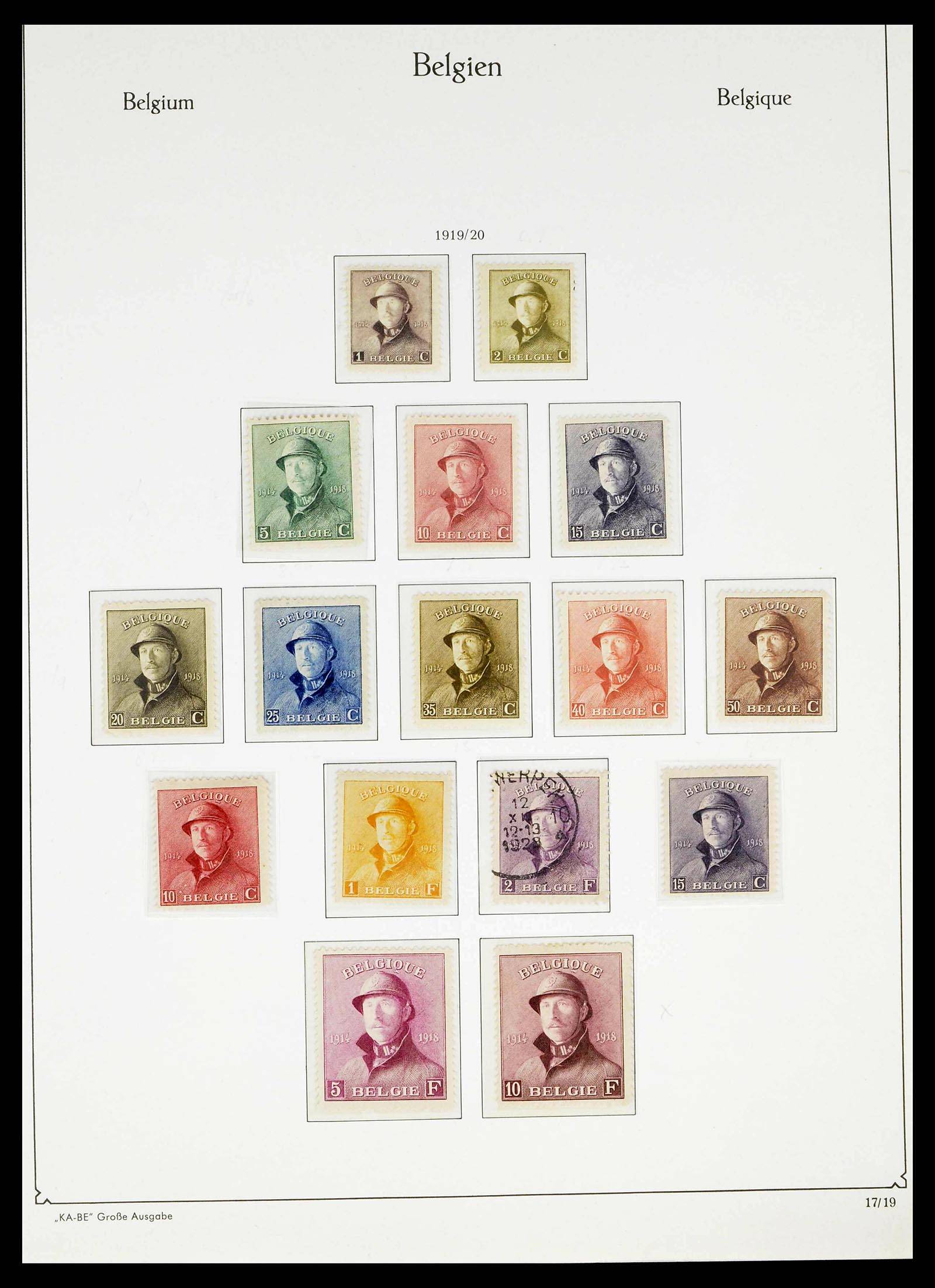 38015 0018 - Stamp collection 38015 Belgium 1849-1980.