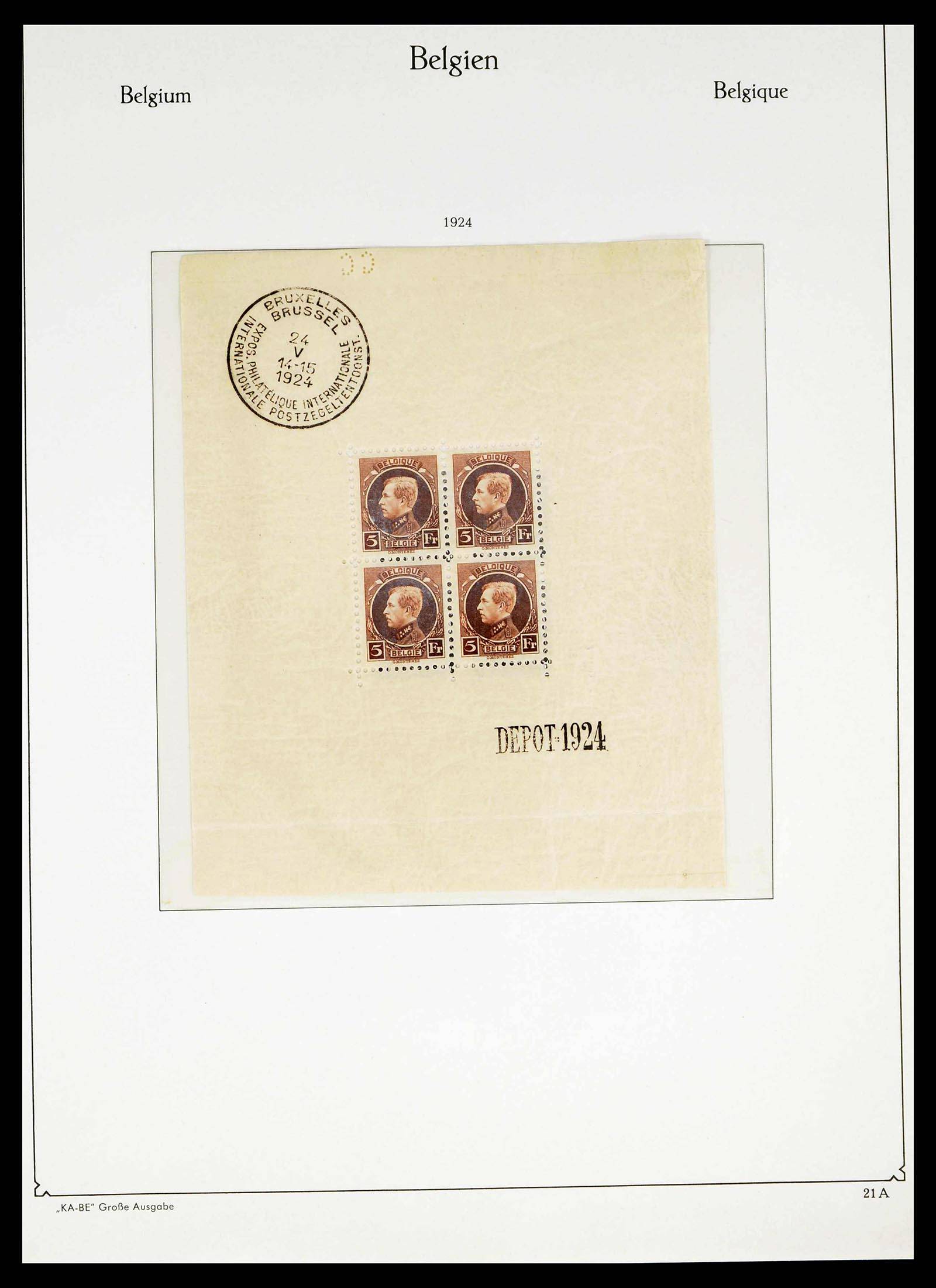 38015 0020 - Stamp collection 38015 Belgium 1849-1980.