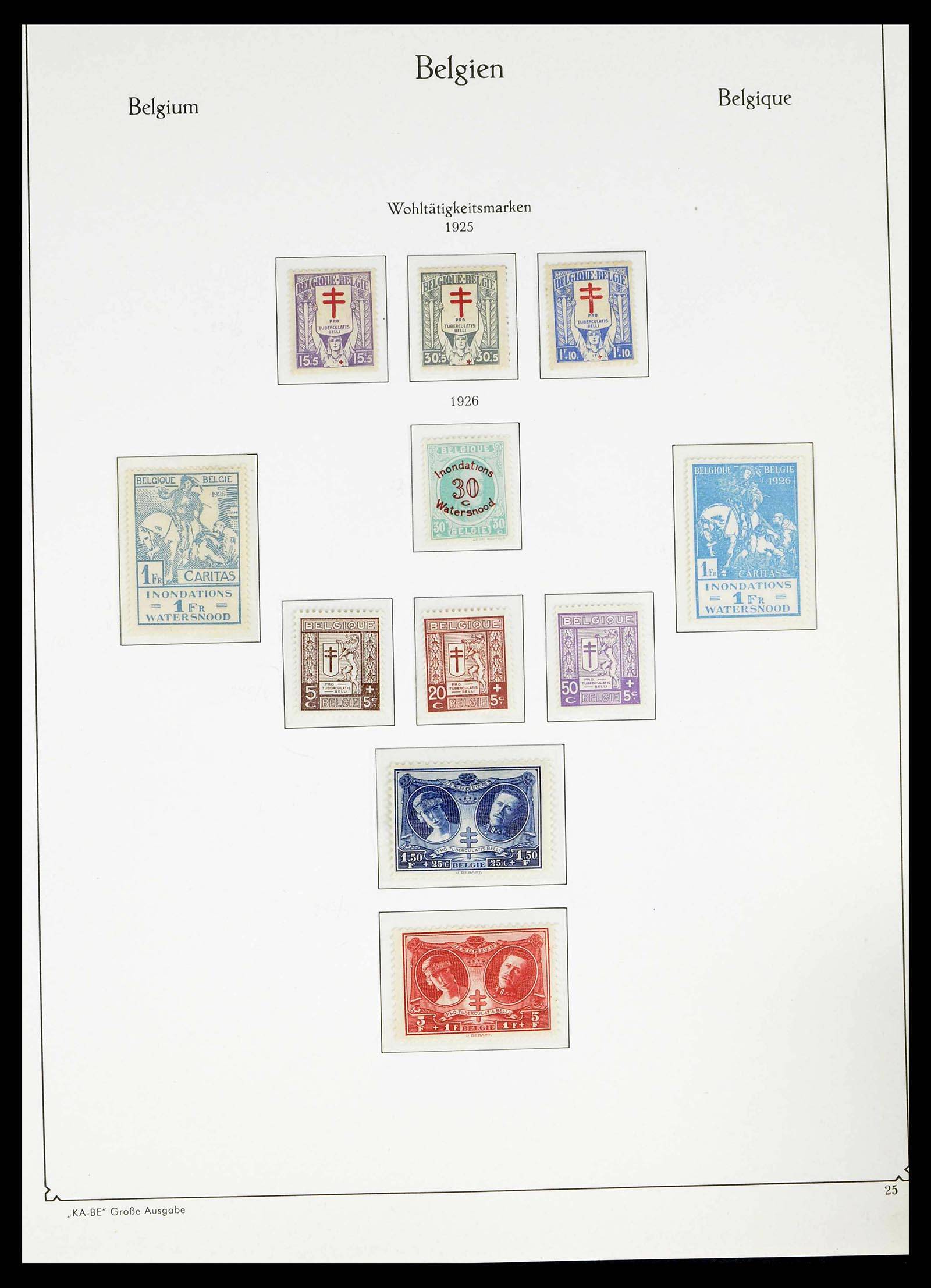 38015 0023 - Stamp collection 38015 Belgium 1849-1980.