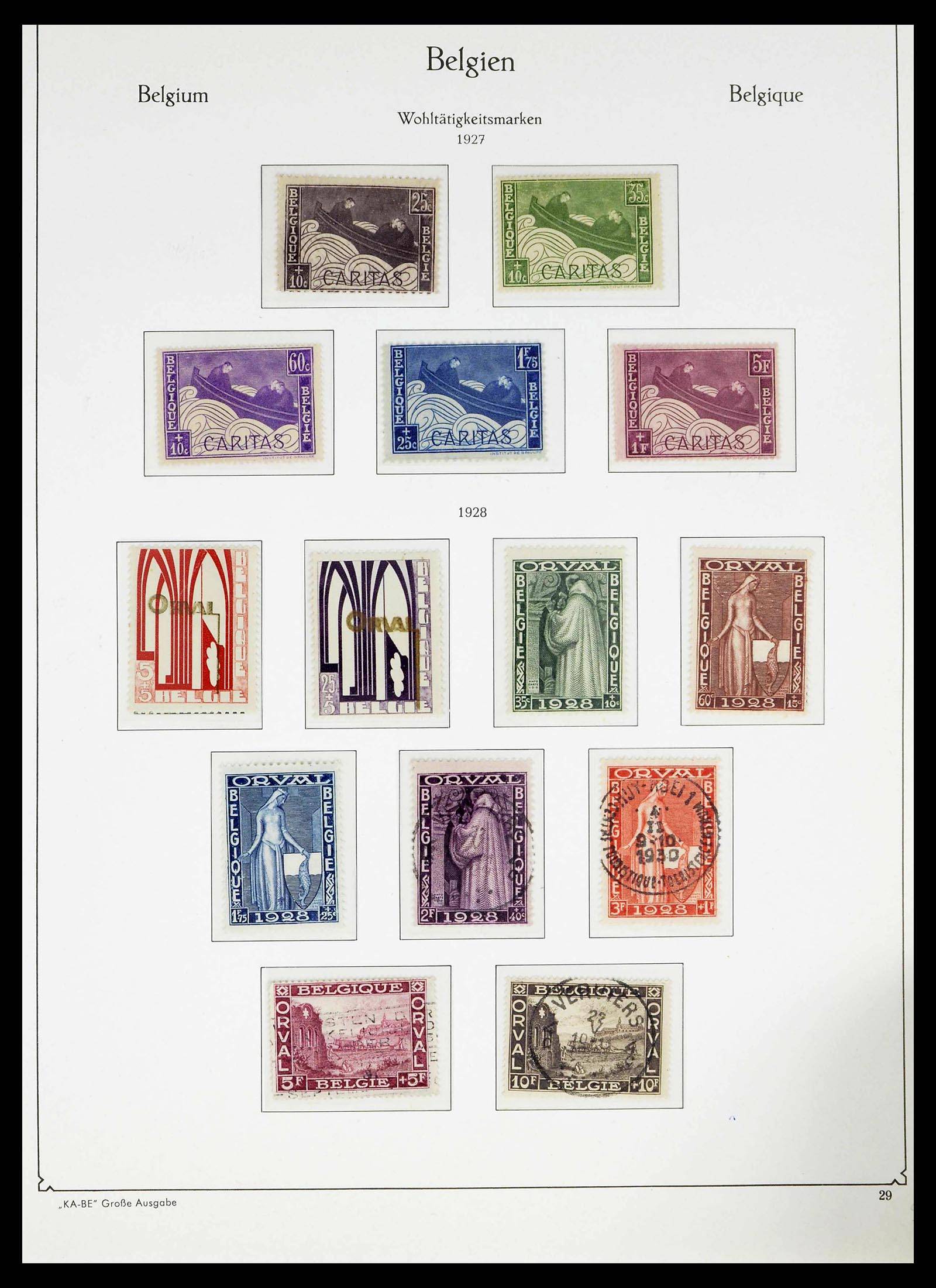 38015 0026 - Stamp collection 38015 Belgium 1849-1980.