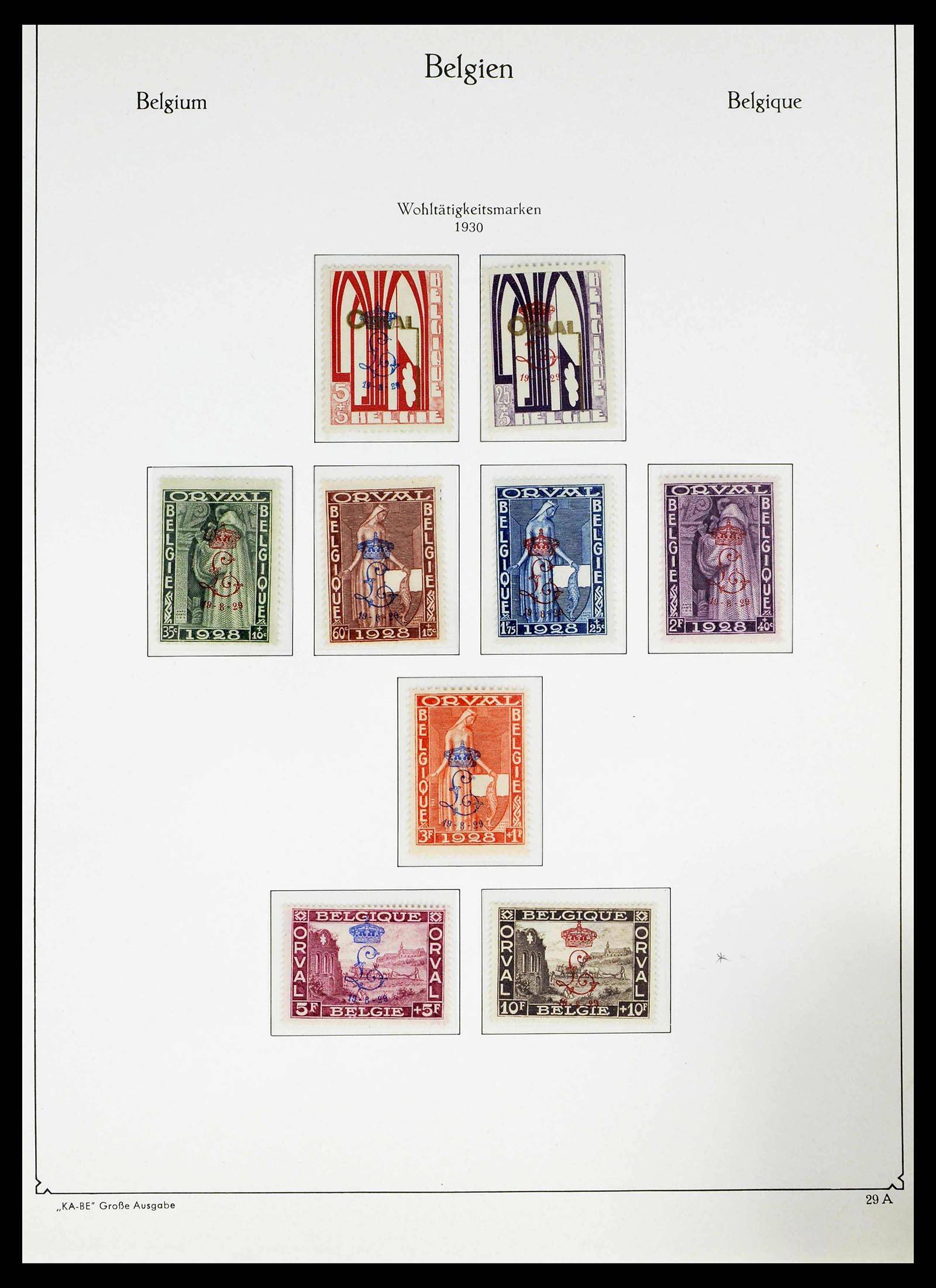38015 0027 - Postzegelverzameling 38015 België 1849-1980.