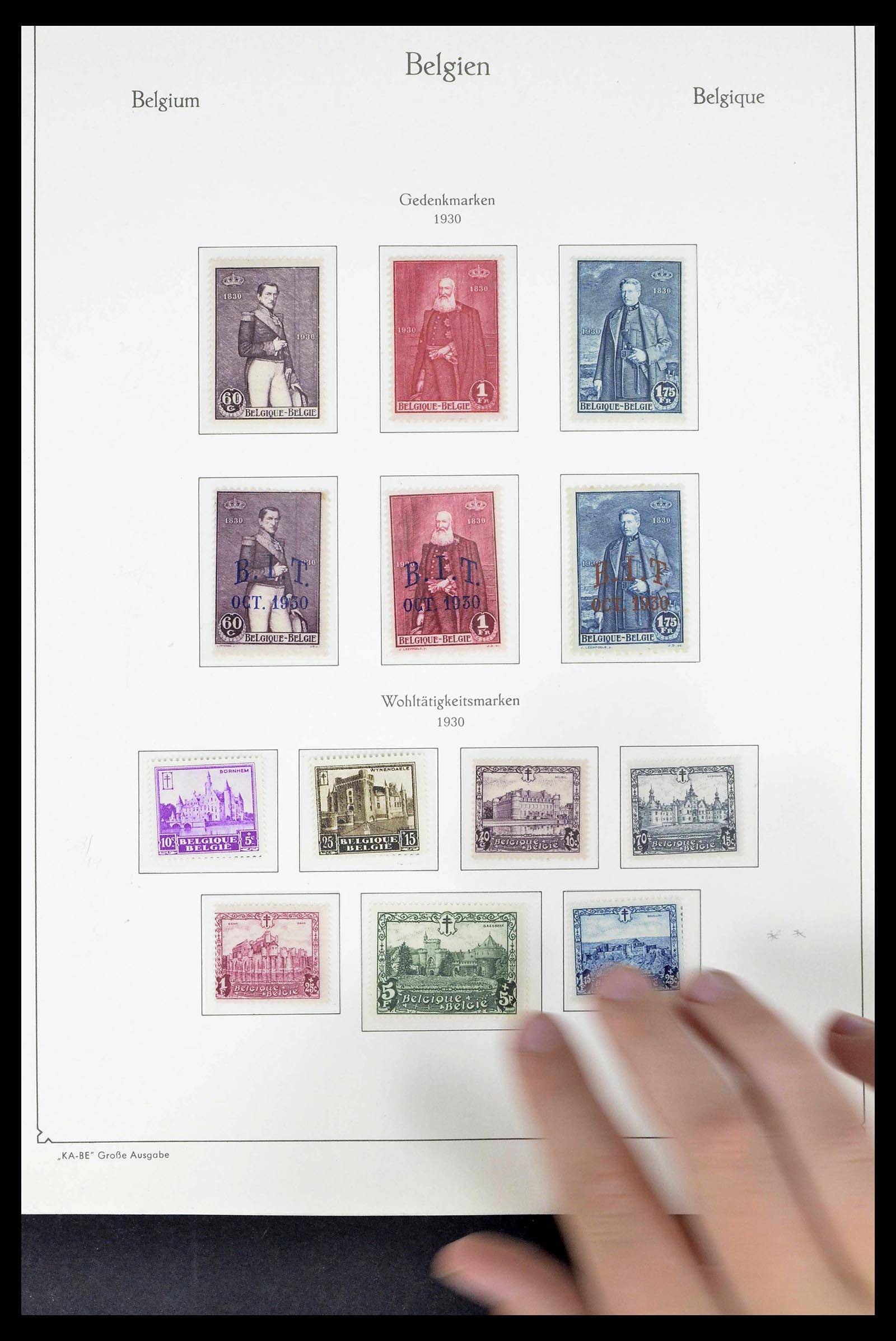 38015 0032 - Stamp collection 38015 Belgium 1849-1980.