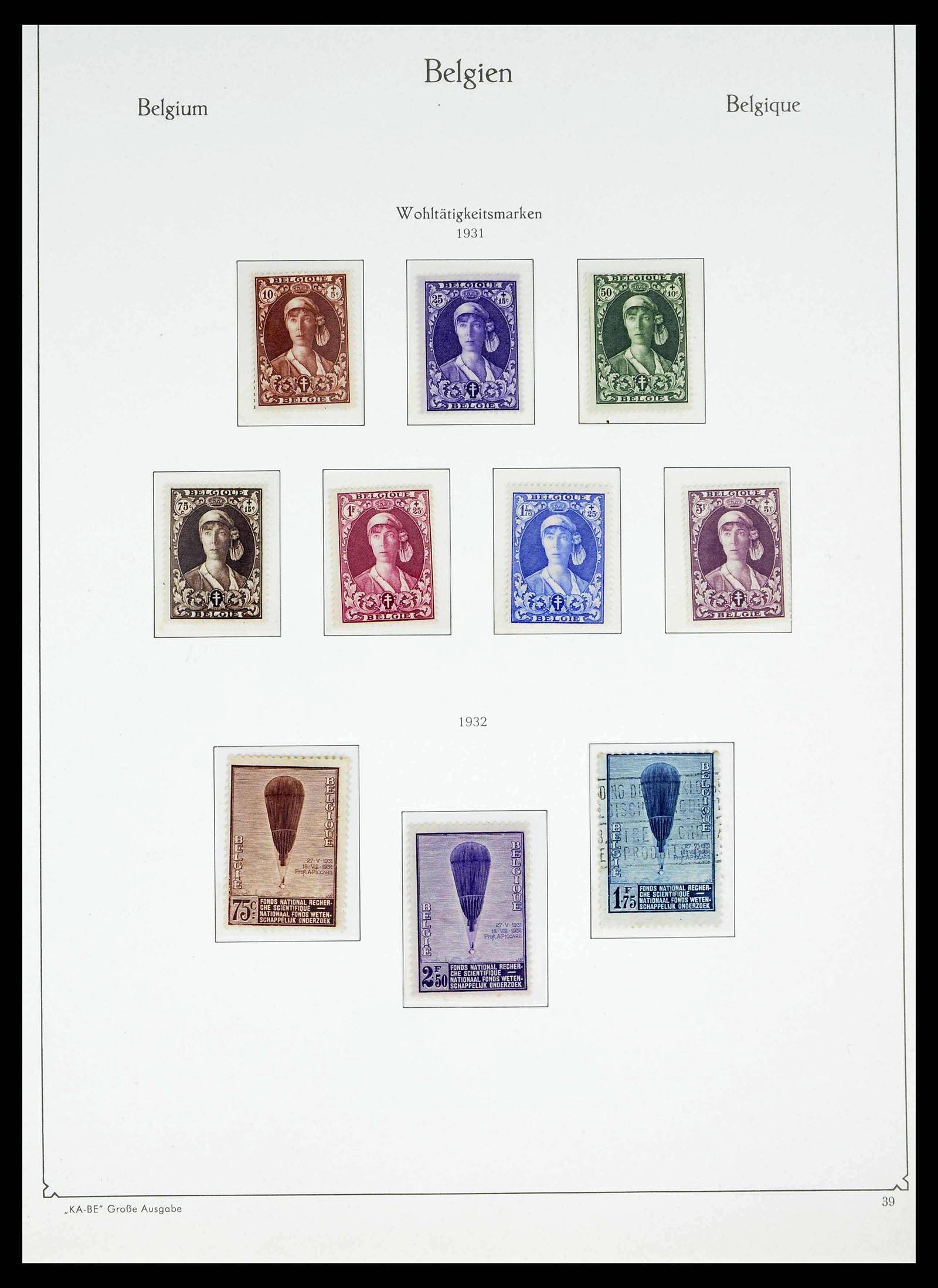 38015 0035 - Stamp collection 38015 Belgium 1849-1980.