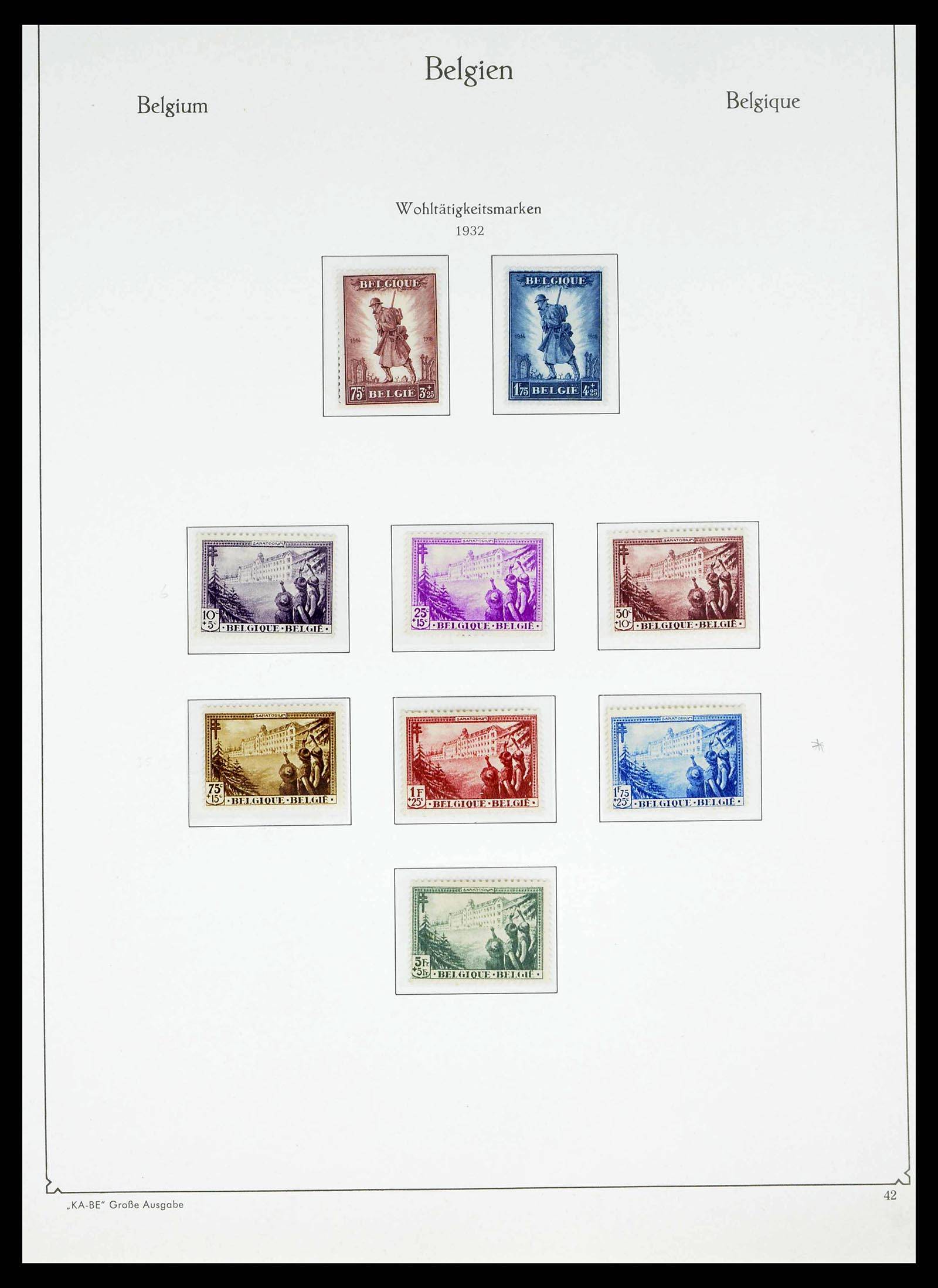 38015 0038 - Postzegelverzameling 38015 België 1849-1980.