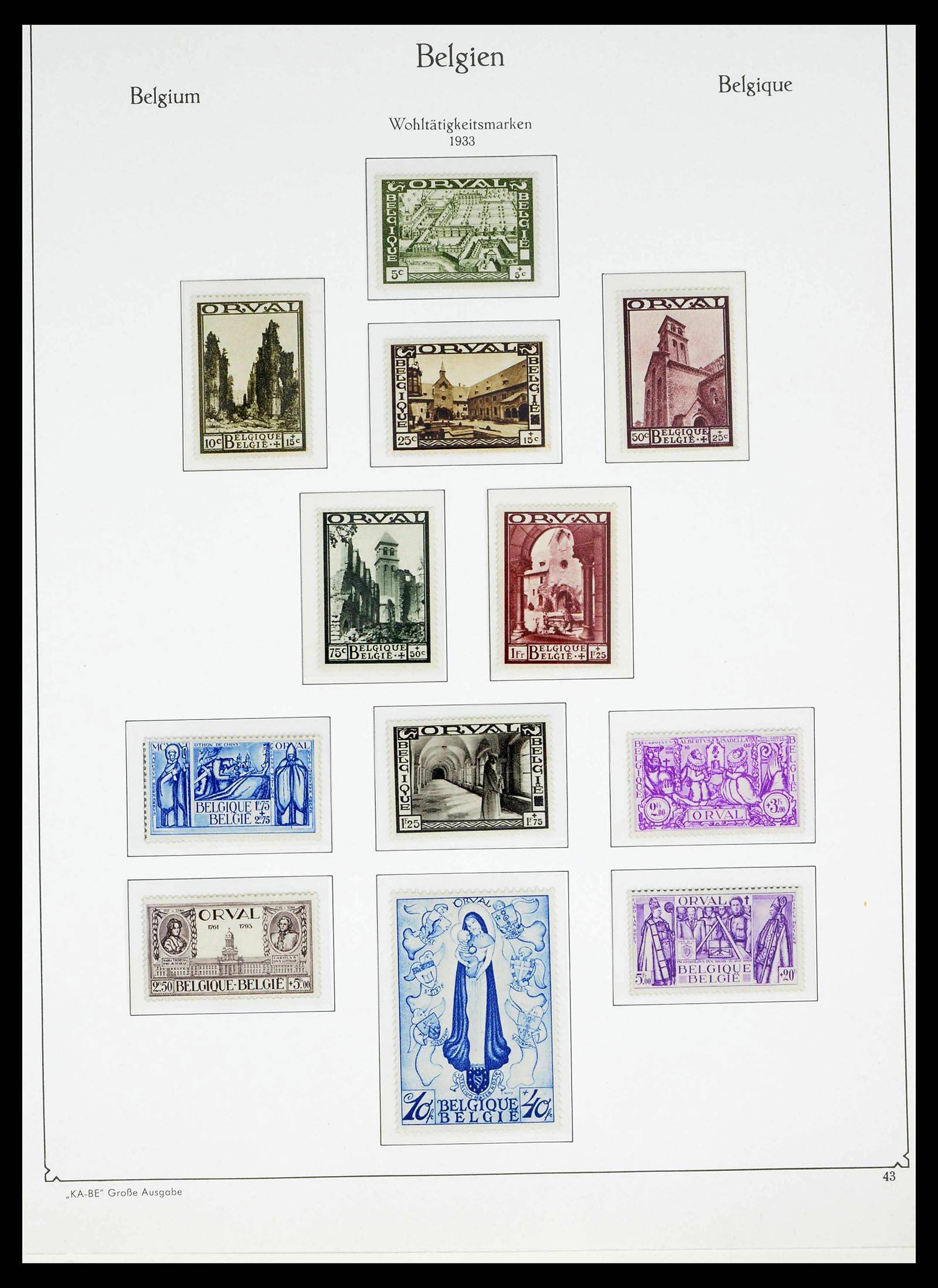 38015 0039 - Postzegelverzameling 38015 België 1849-1980.
