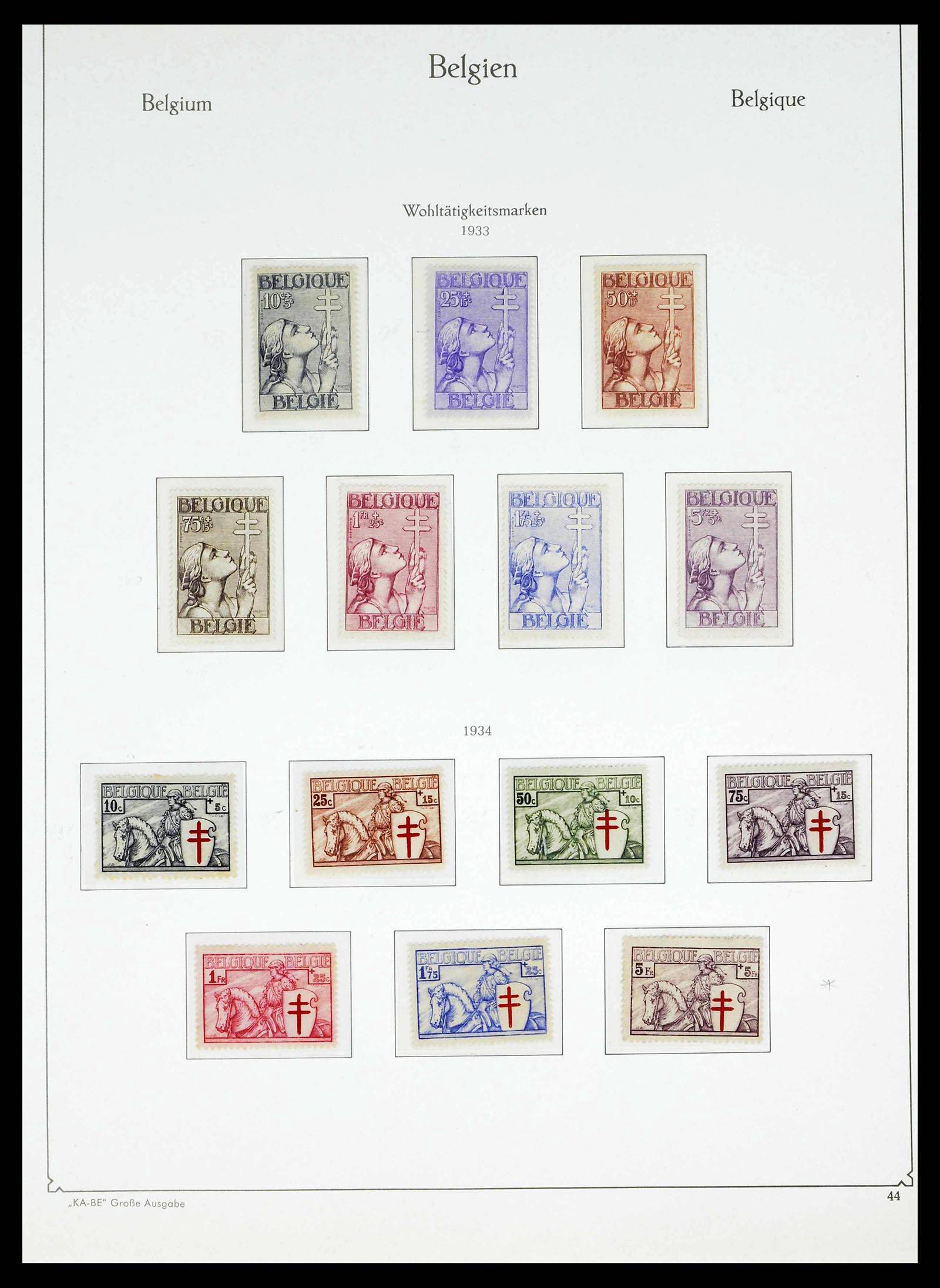 38015 0040 - Stamp collection 38015 Belgium 1849-1980.