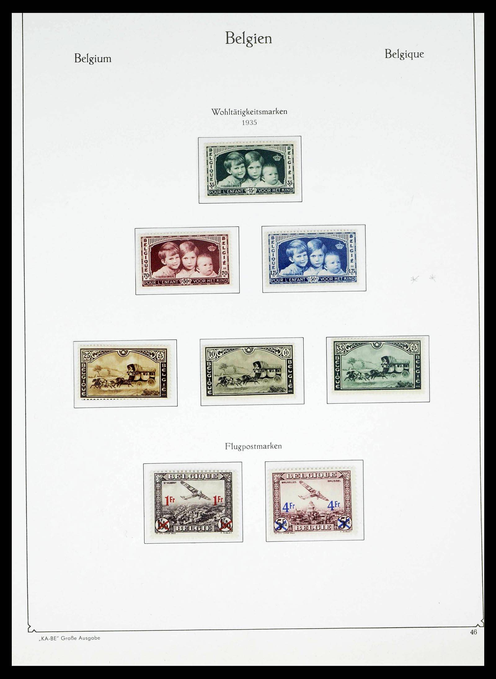 38015 0042 - Stamp collection 38015 Belgium 1849-1980.