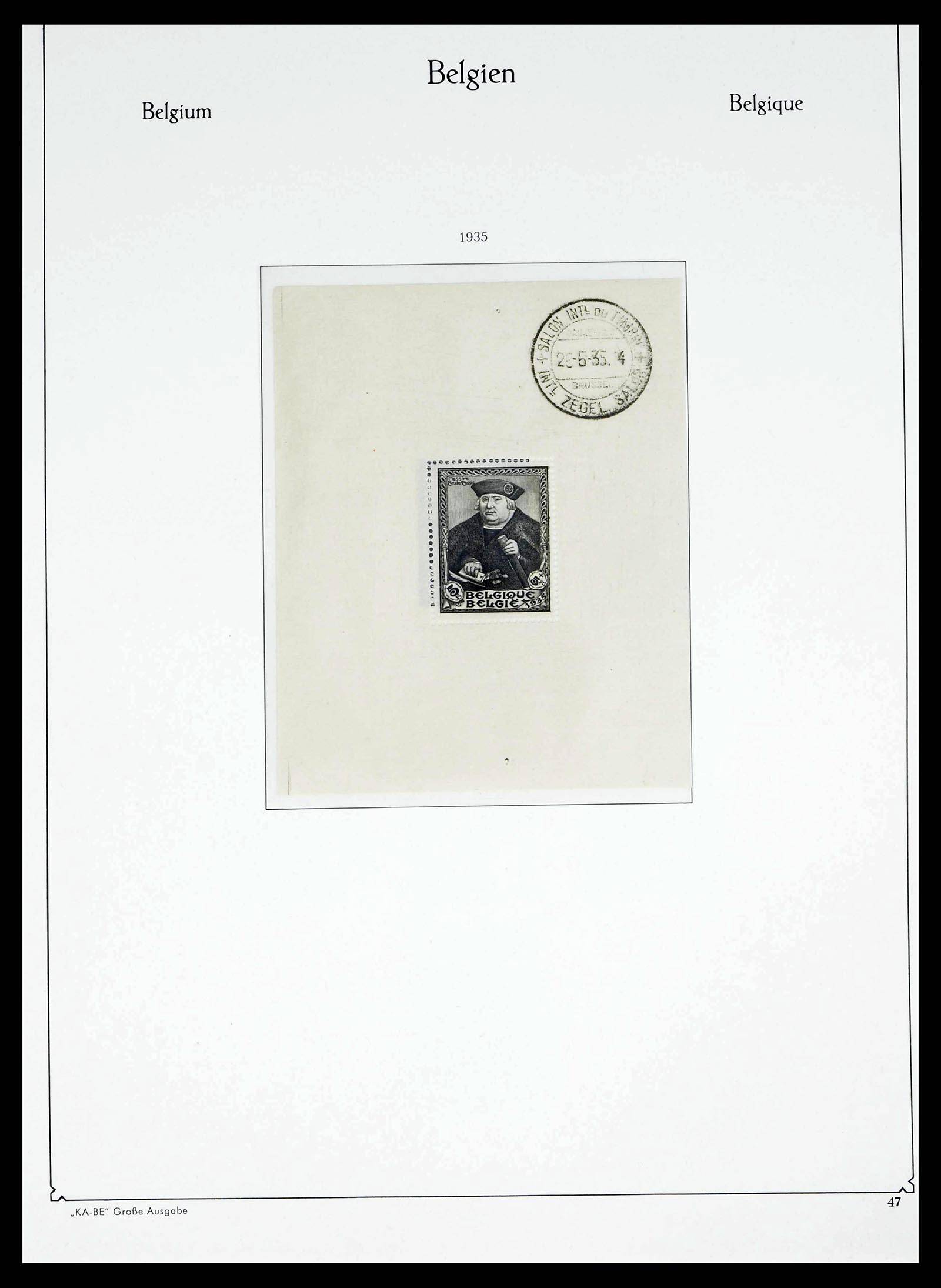 38015 0043 - Stamp collection 38015 Belgium 1849-1980.