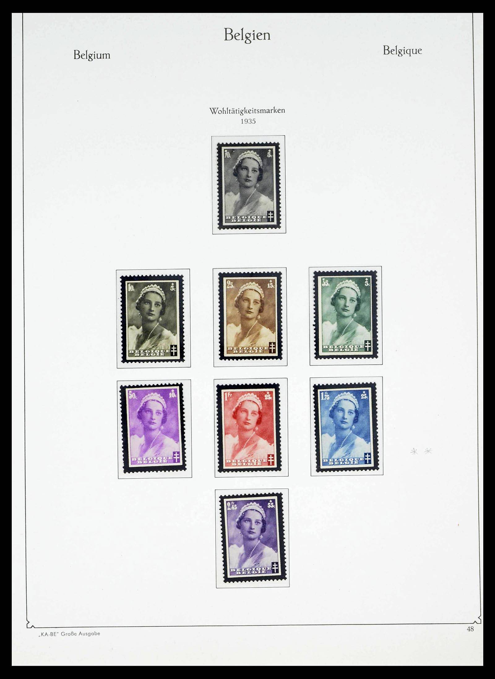 38015 0044 - Stamp collection 38015 Belgium 1849-1980.