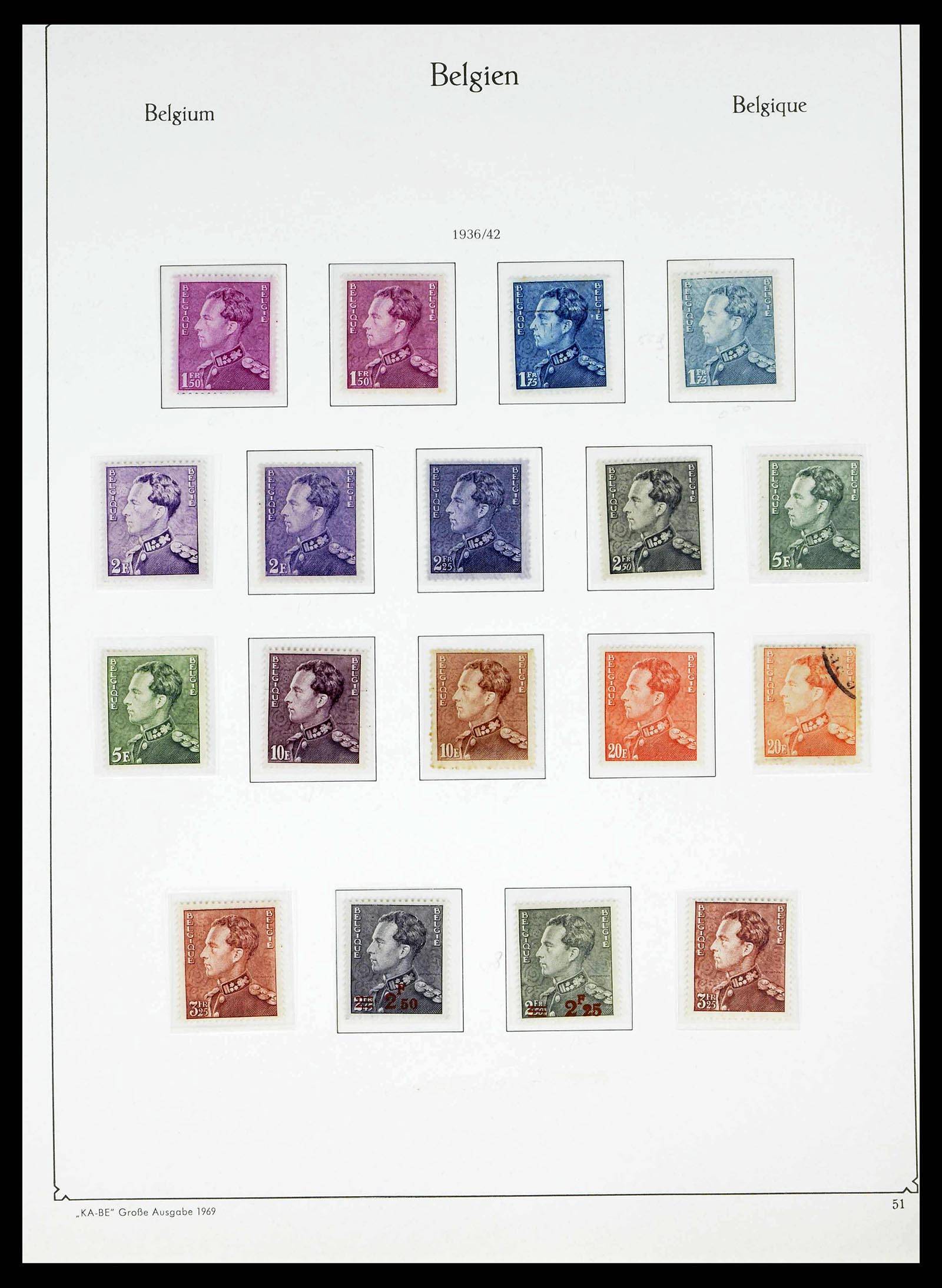 38015 0047 - Stamp collection 38015 Belgium 1849-1980.