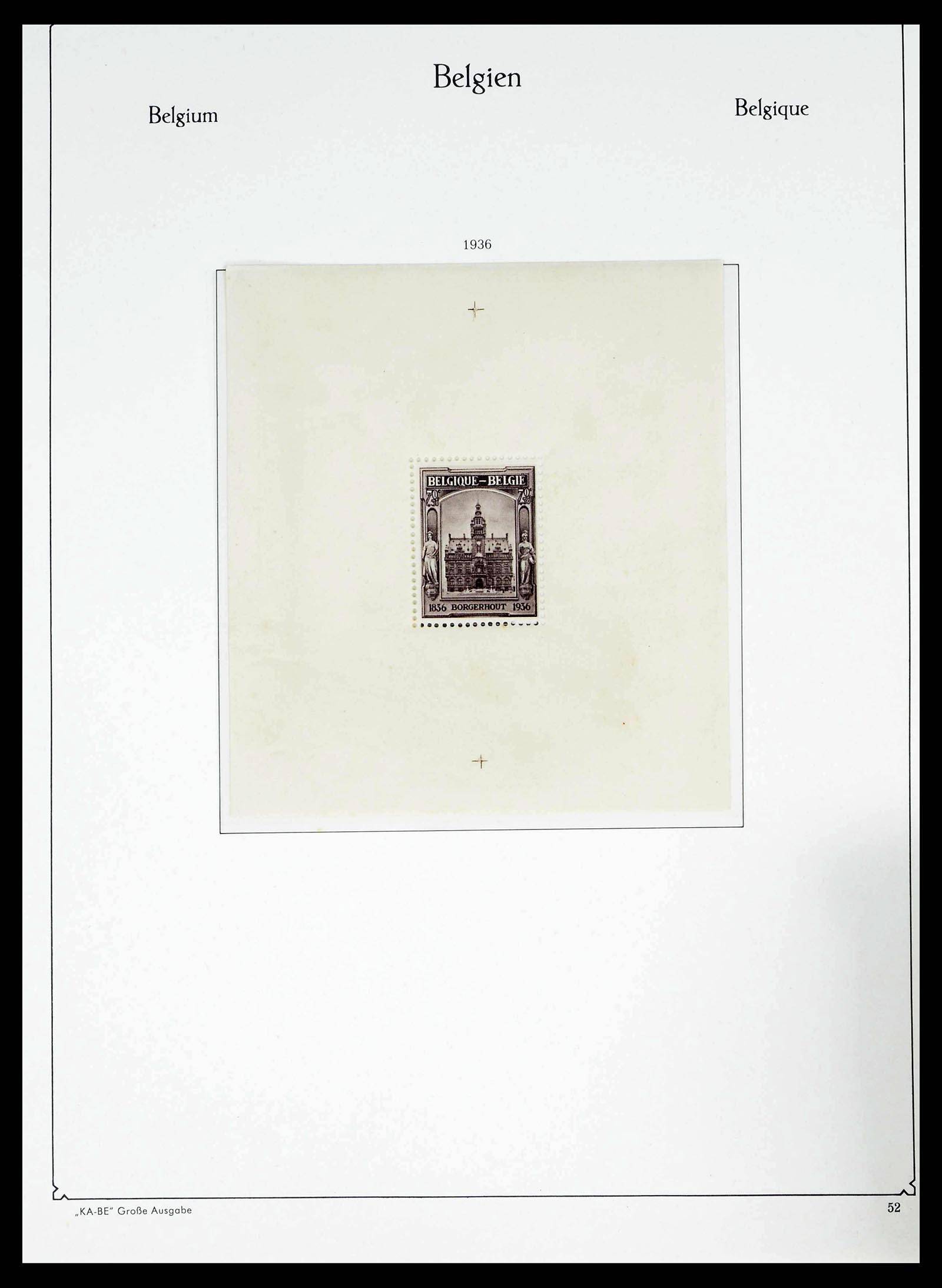 38015 0048 - Postzegelverzameling 38015 België 1849-1980.