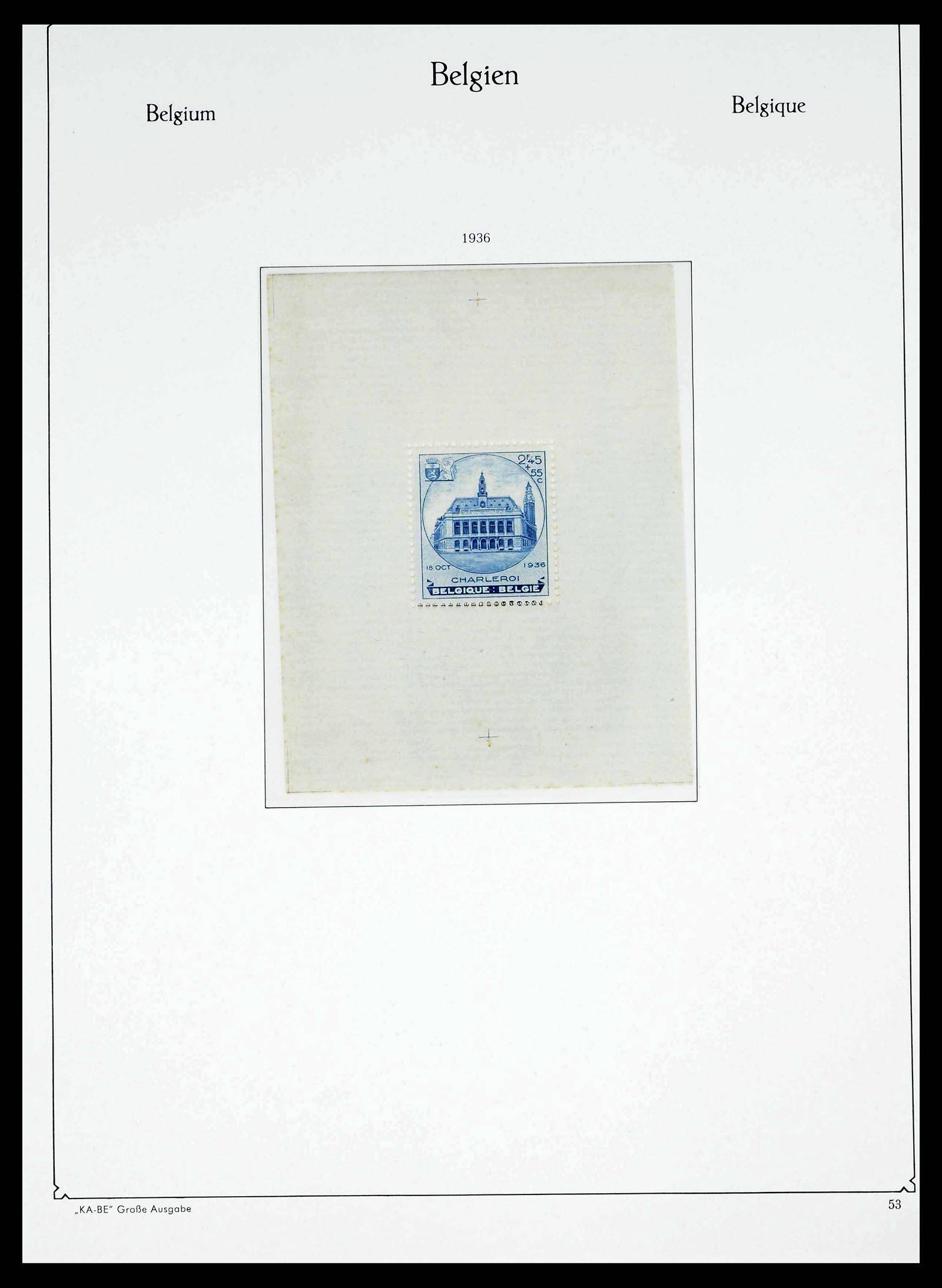 38015 0049 - Postzegelverzameling 38015 België 1849-1980.