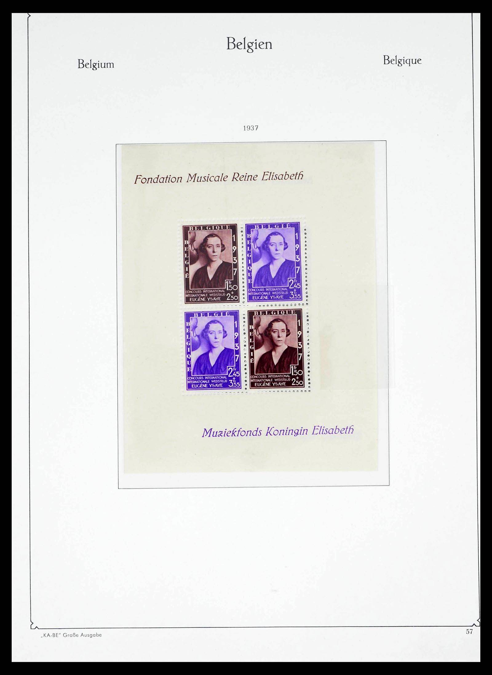 38015 0051 - Stamp collection 38015 Belgium 1849-1980.