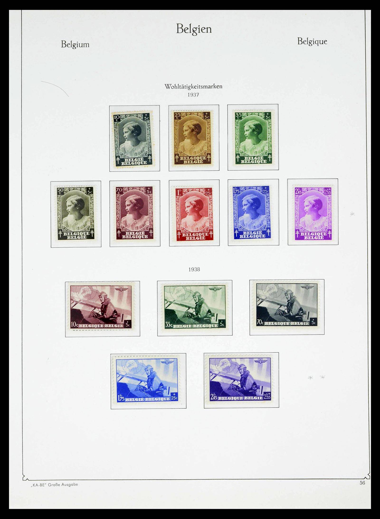 38015 0053 - Postzegelverzameling 38015 België 1849-1980.
