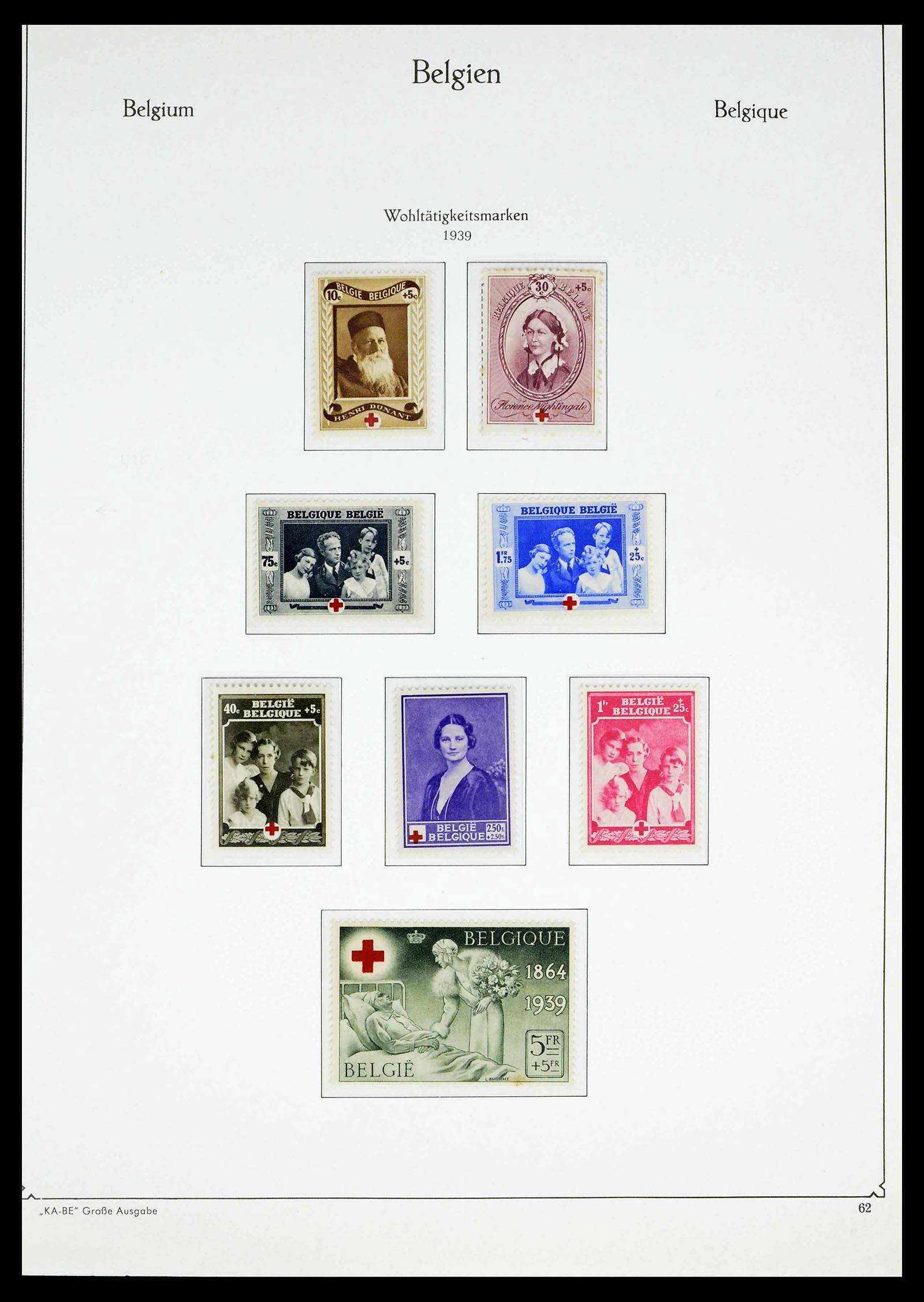 38015 0058 - Postzegelverzameling 38015 België 1849-1980.
