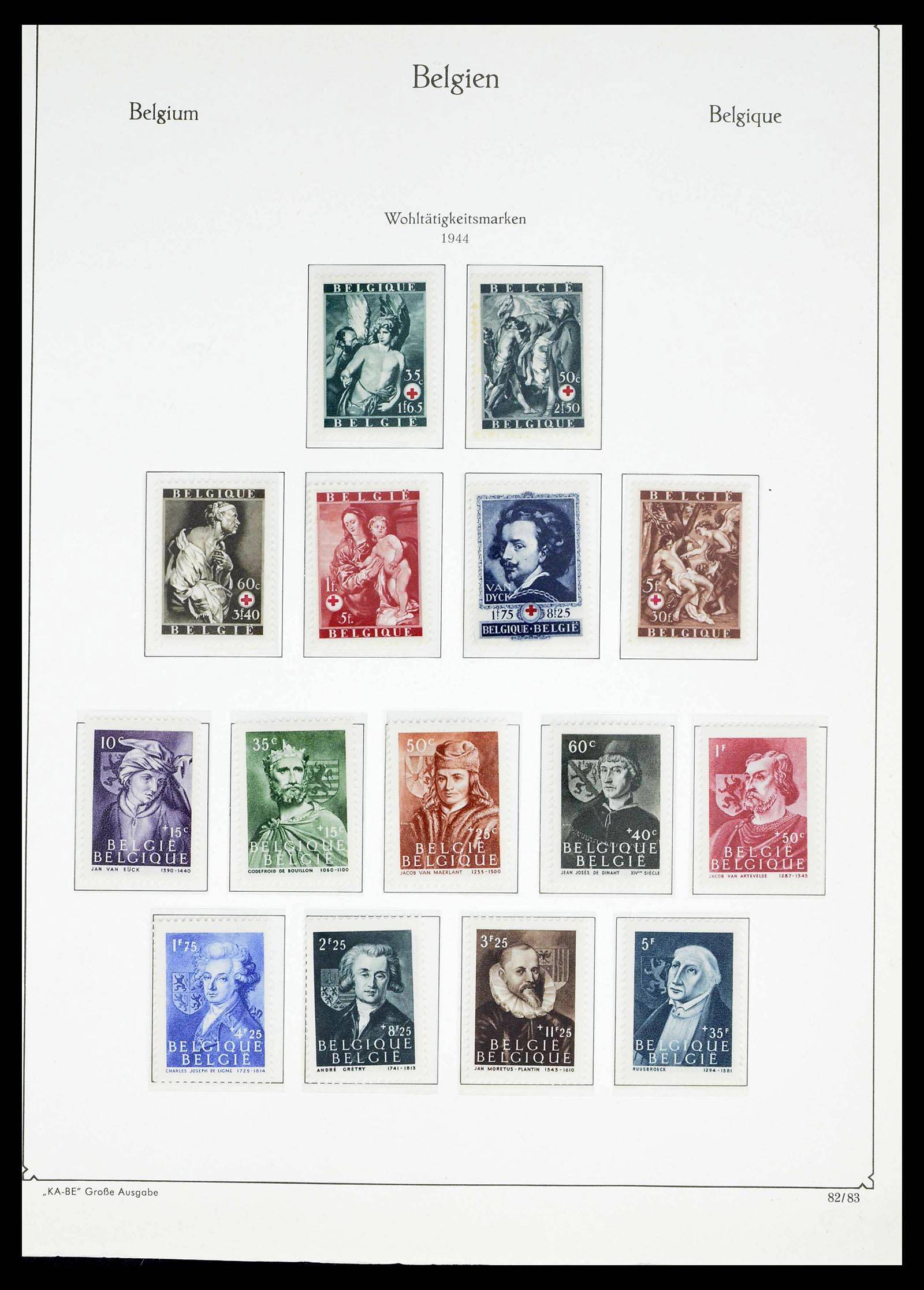 38015 0083 - Postzegelverzameling 38015 België 1849-1980.