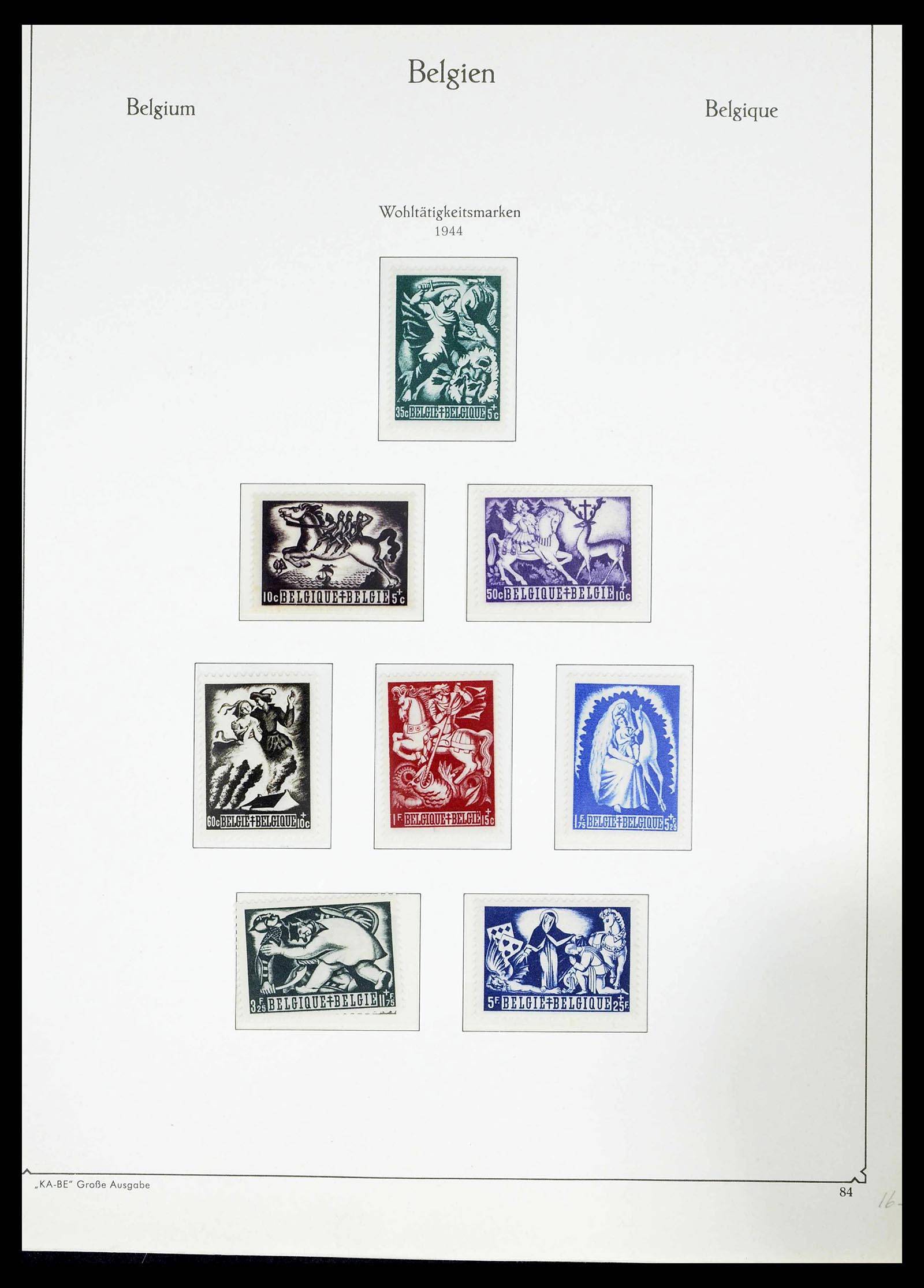 38015 0084 - Postzegelverzameling 38015 België 1849-1980.