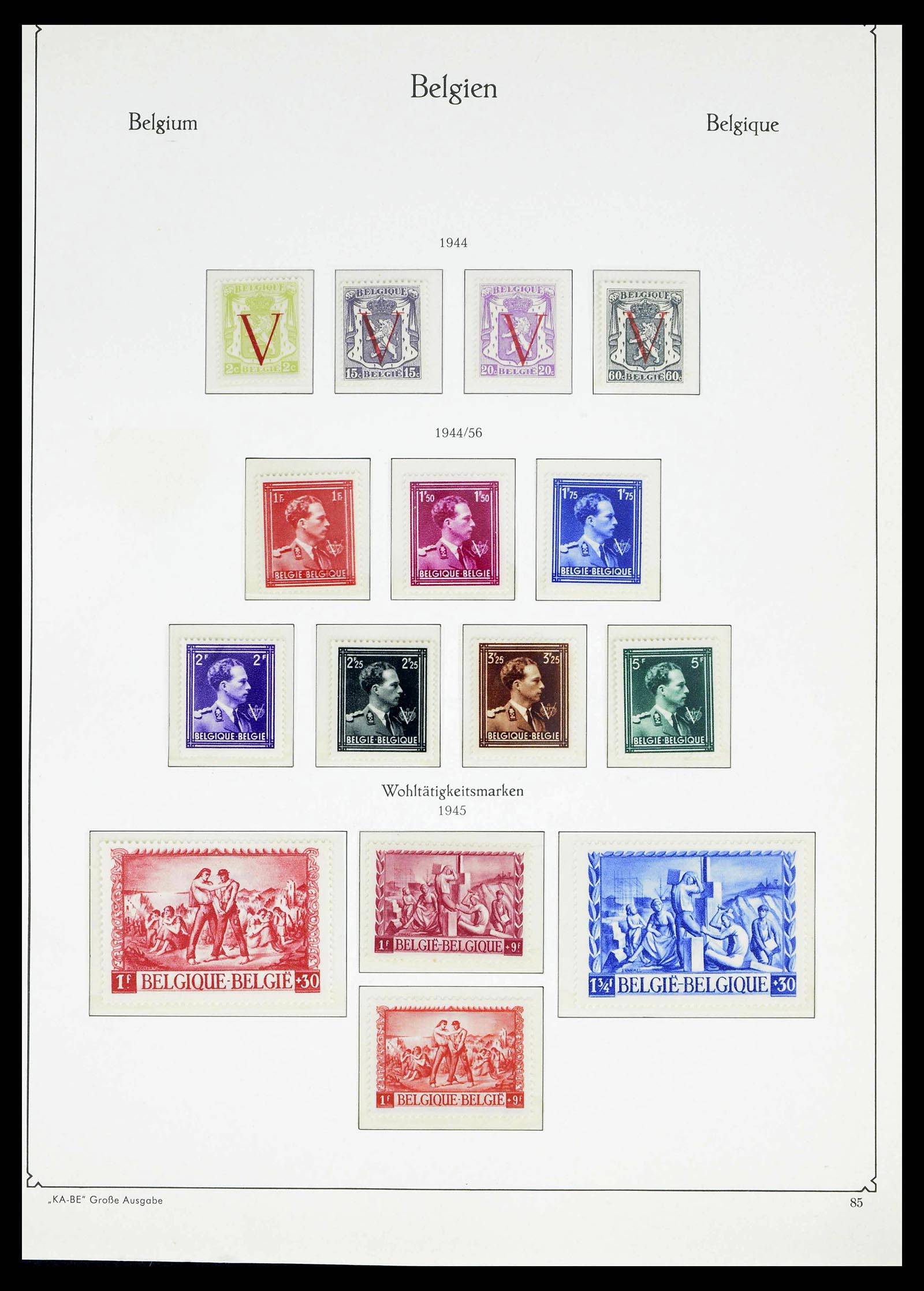 38015 0085 - Postzegelverzameling 38015 België 1849-1980.