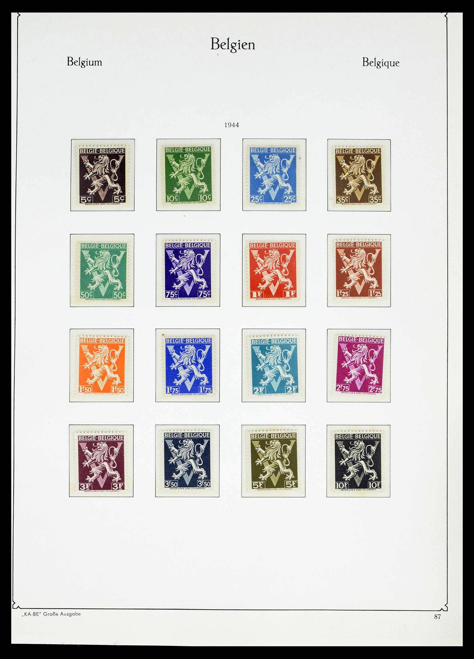 38015 0087 - Postzegelverzameling 38015 België 1849-1980.