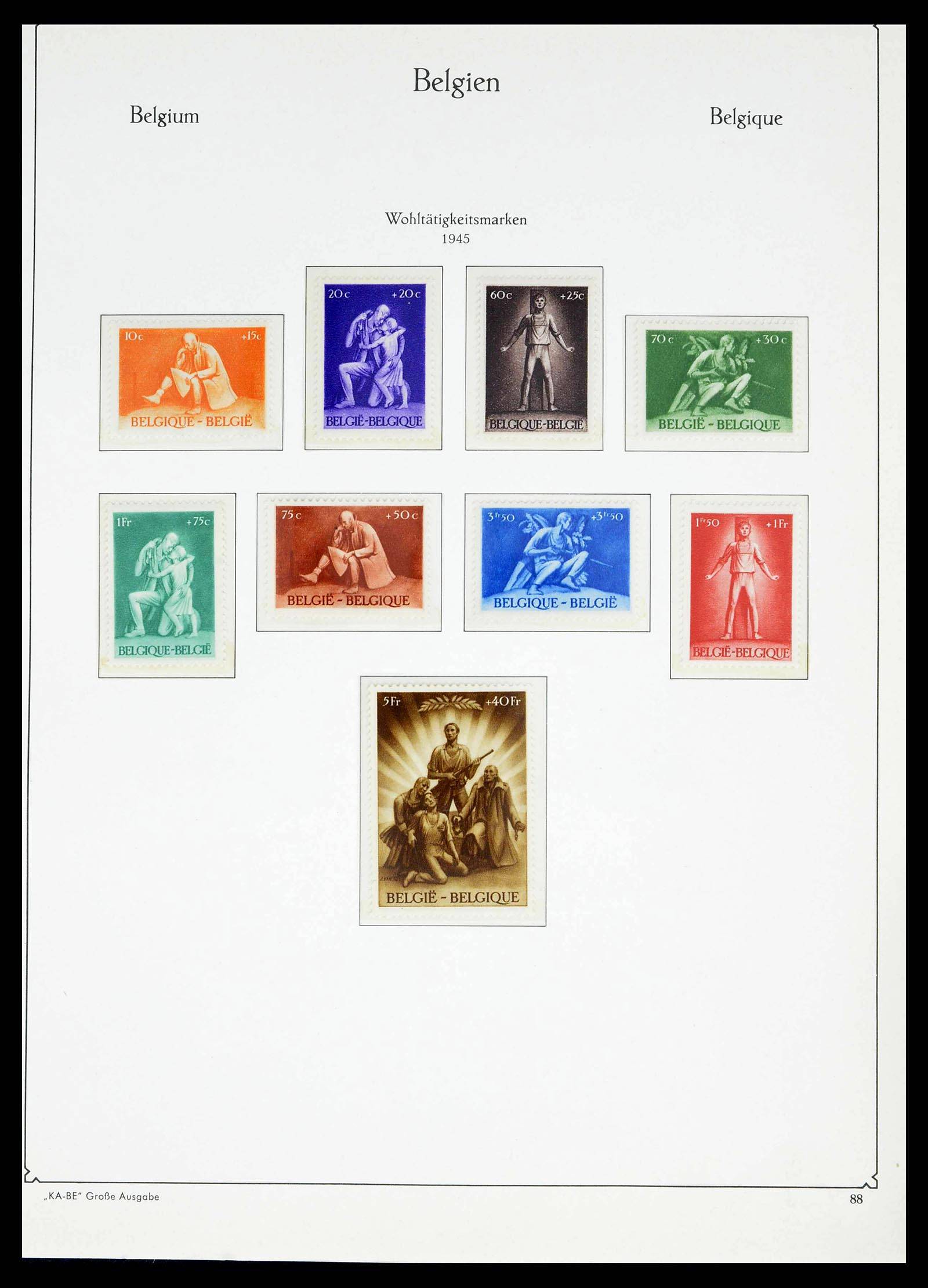 38015 0088 - Postzegelverzameling 38015 België 1849-1980.