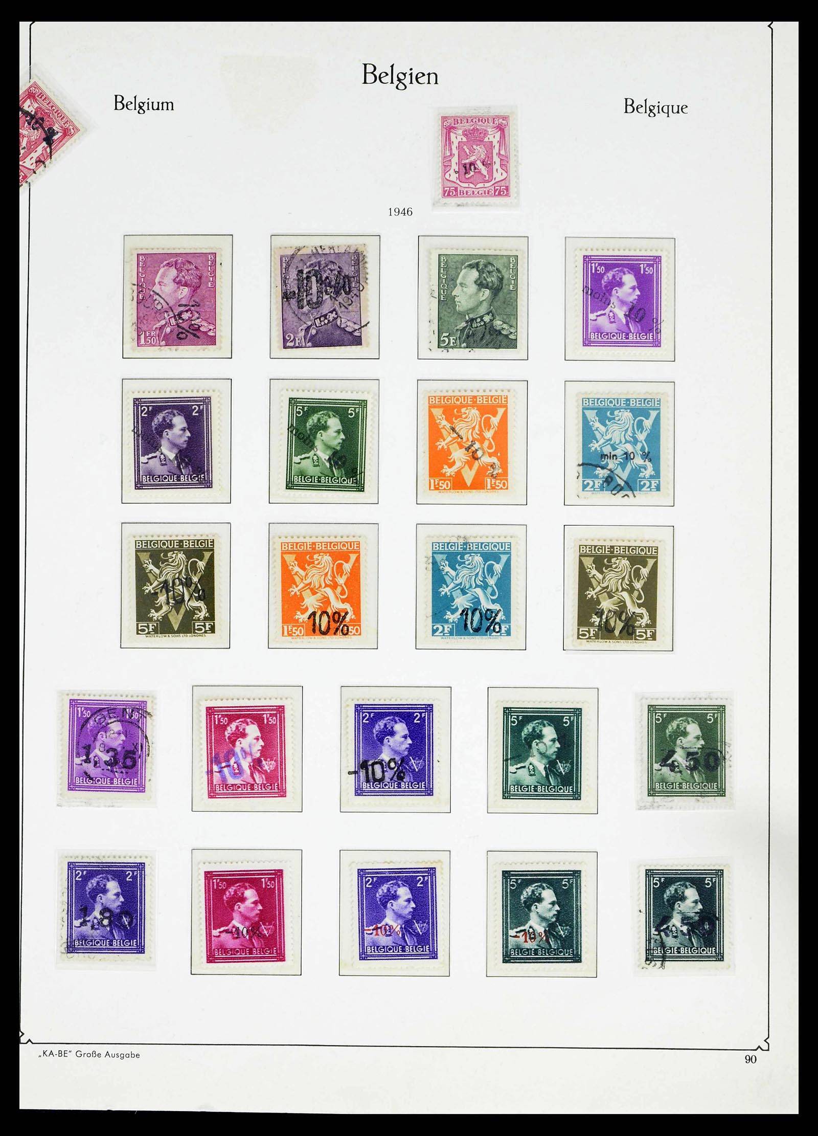 38015 0090 - Postzegelverzameling 38015 België 1849-1980.