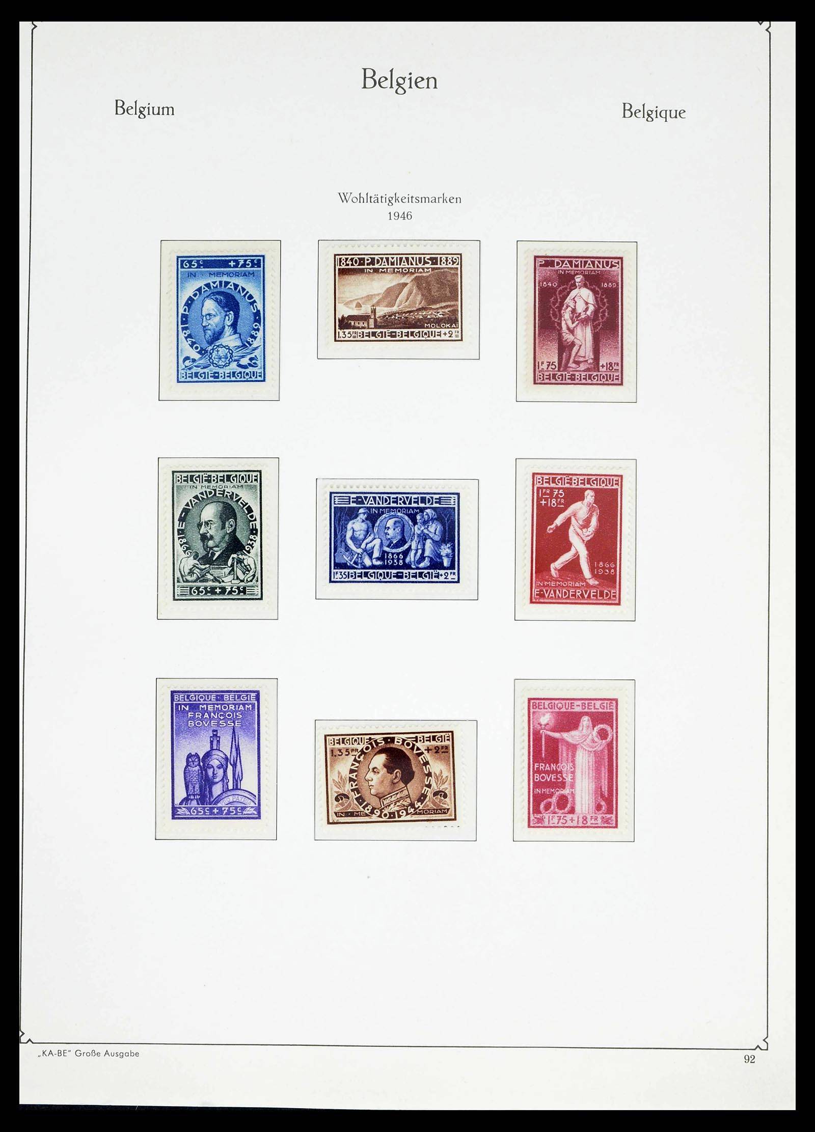 38015 0092 - Postzegelverzameling 38015 België 1849-1980.