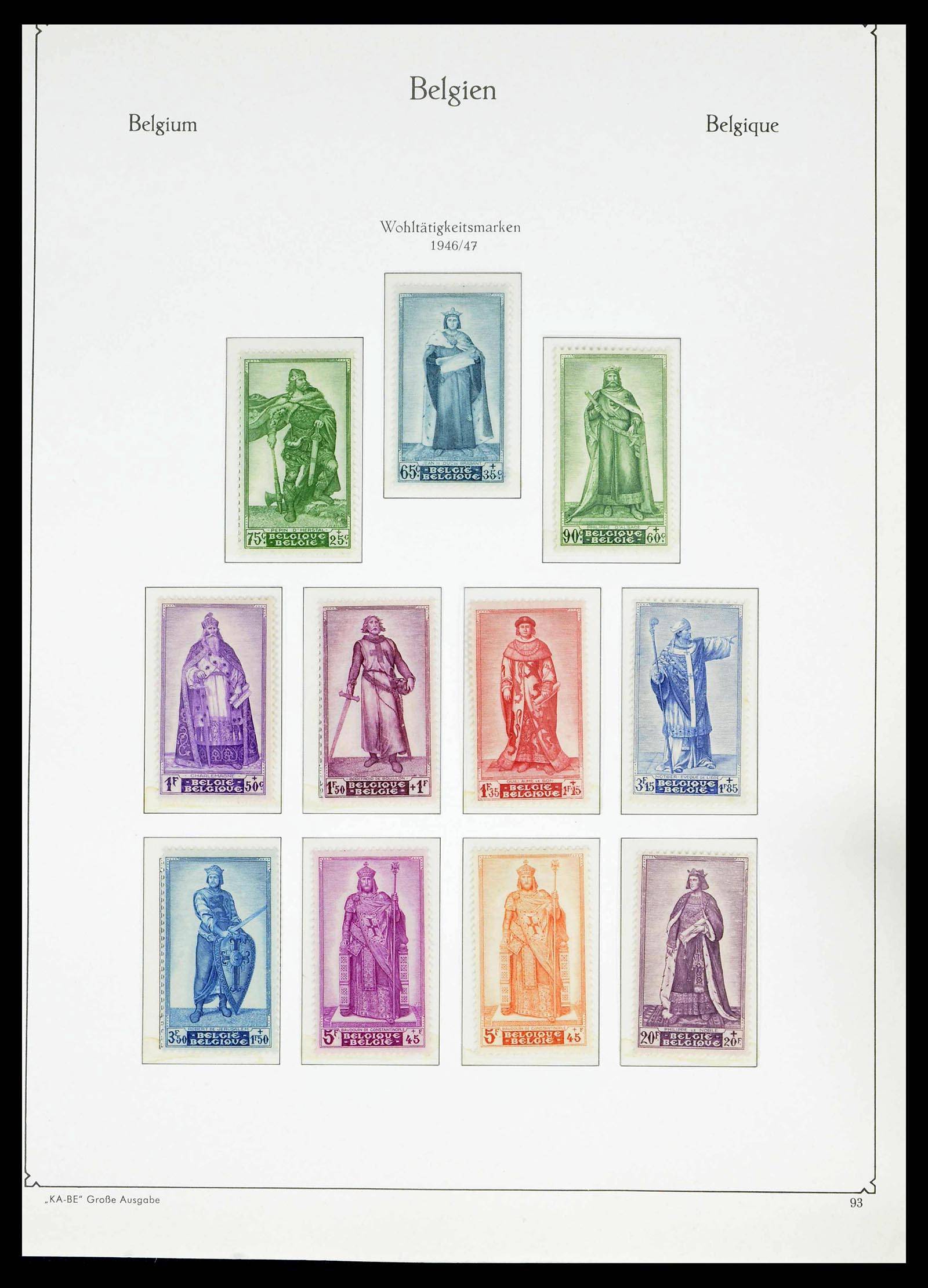38015 0093 - Postzegelverzameling 38015 België 1849-1980.