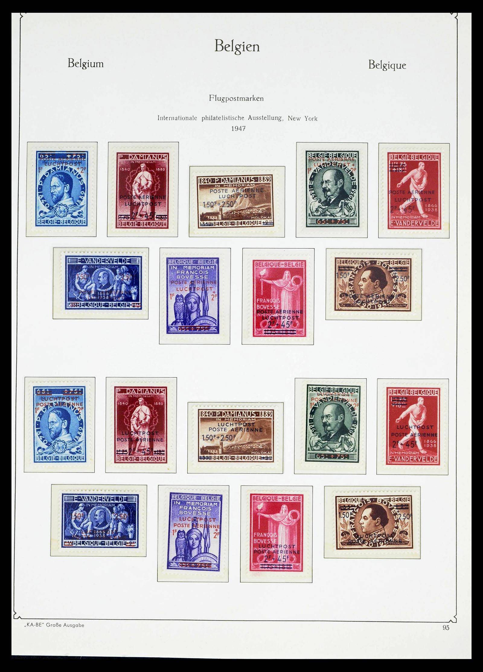 38015 0095 - Postzegelverzameling 38015 België 1849-1980.