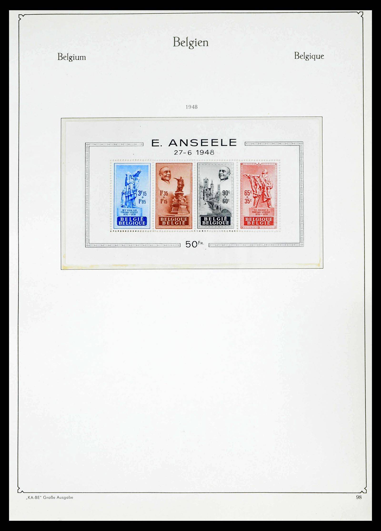 38015 0099 - Postzegelverzameling 38015 België 1849-1980.