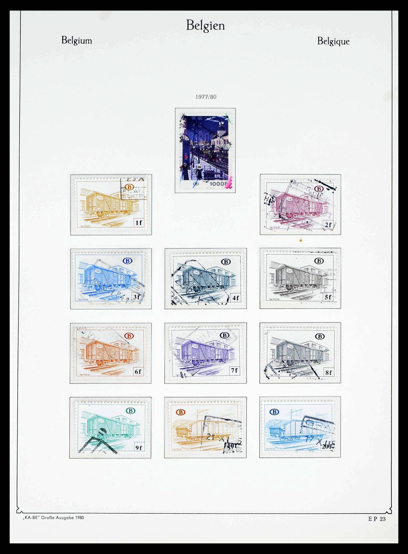 38015 0261 - Postzegelverzameling 38015 België 1849-1980.