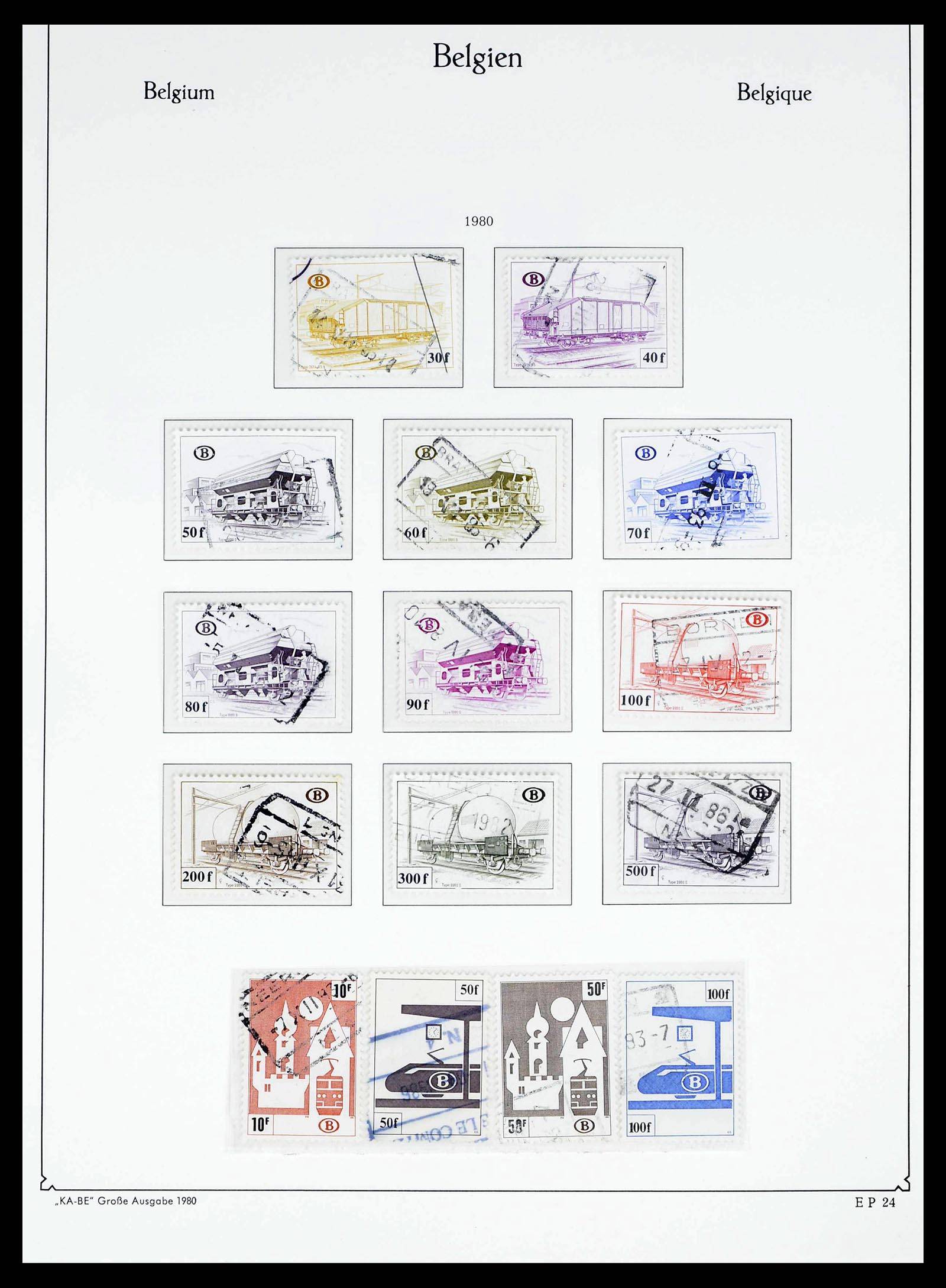 38015 0262 - Postzegelverzameling 38015 België 1849-1980.