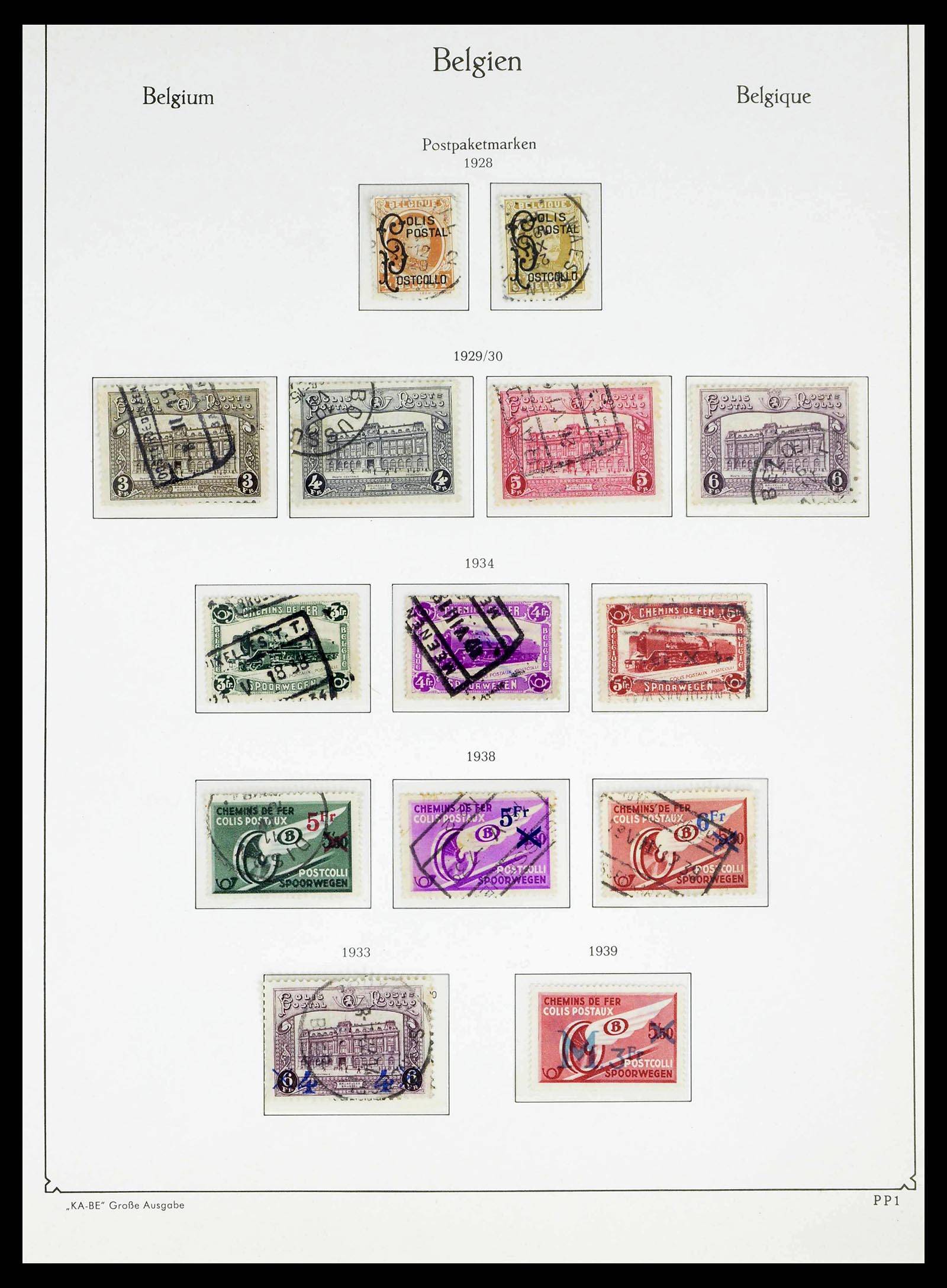 38015 0263 - Postzegelverzameling 38015 België 1849-1980.