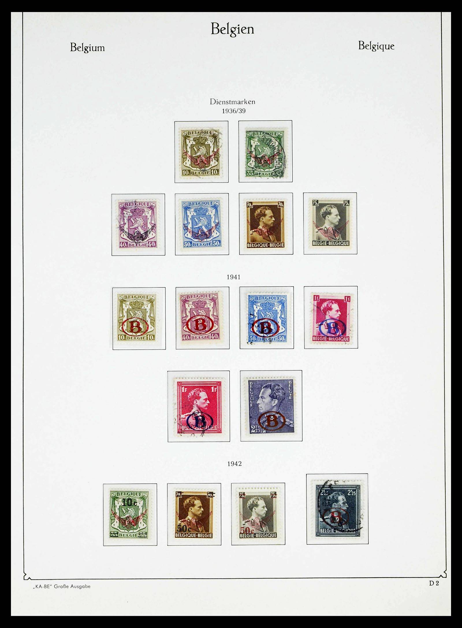 38015 0272 - Postzegelverzameling 38015 België 1849-1980.