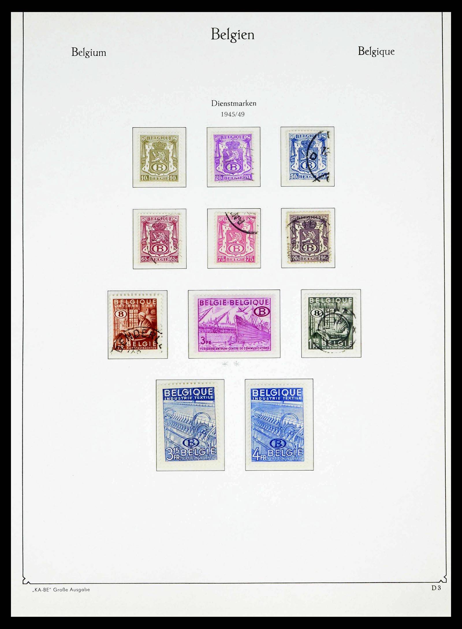 38015 0273 - Postzegelverzameling 38015 België 1849-1980.