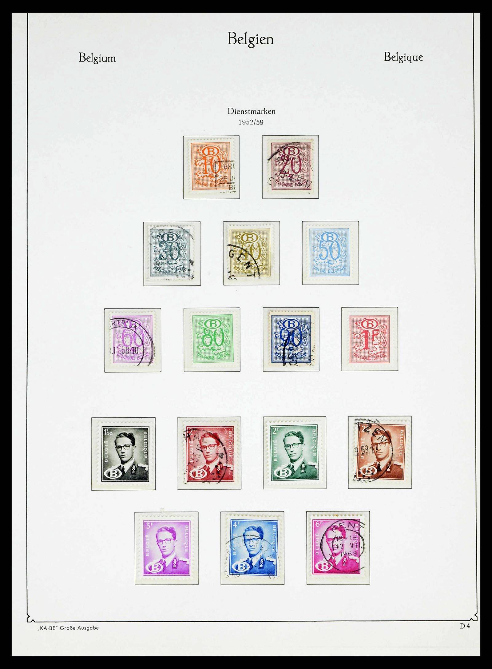 38015 0274 - Postzegelverzameling 38015 België 1849-1980.