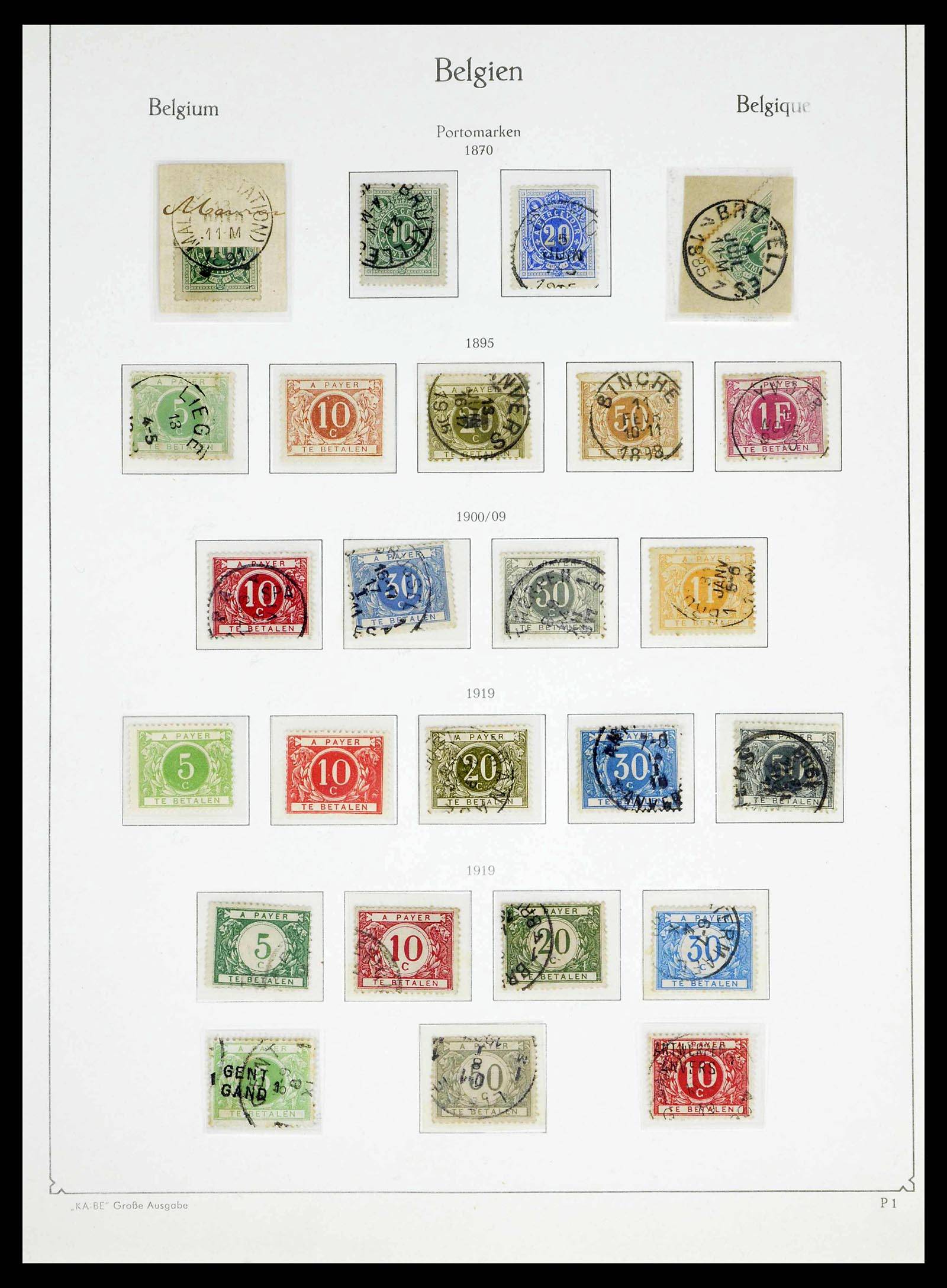 38015 0276 - Postzegelverzameling 38015 België 1849-1980.