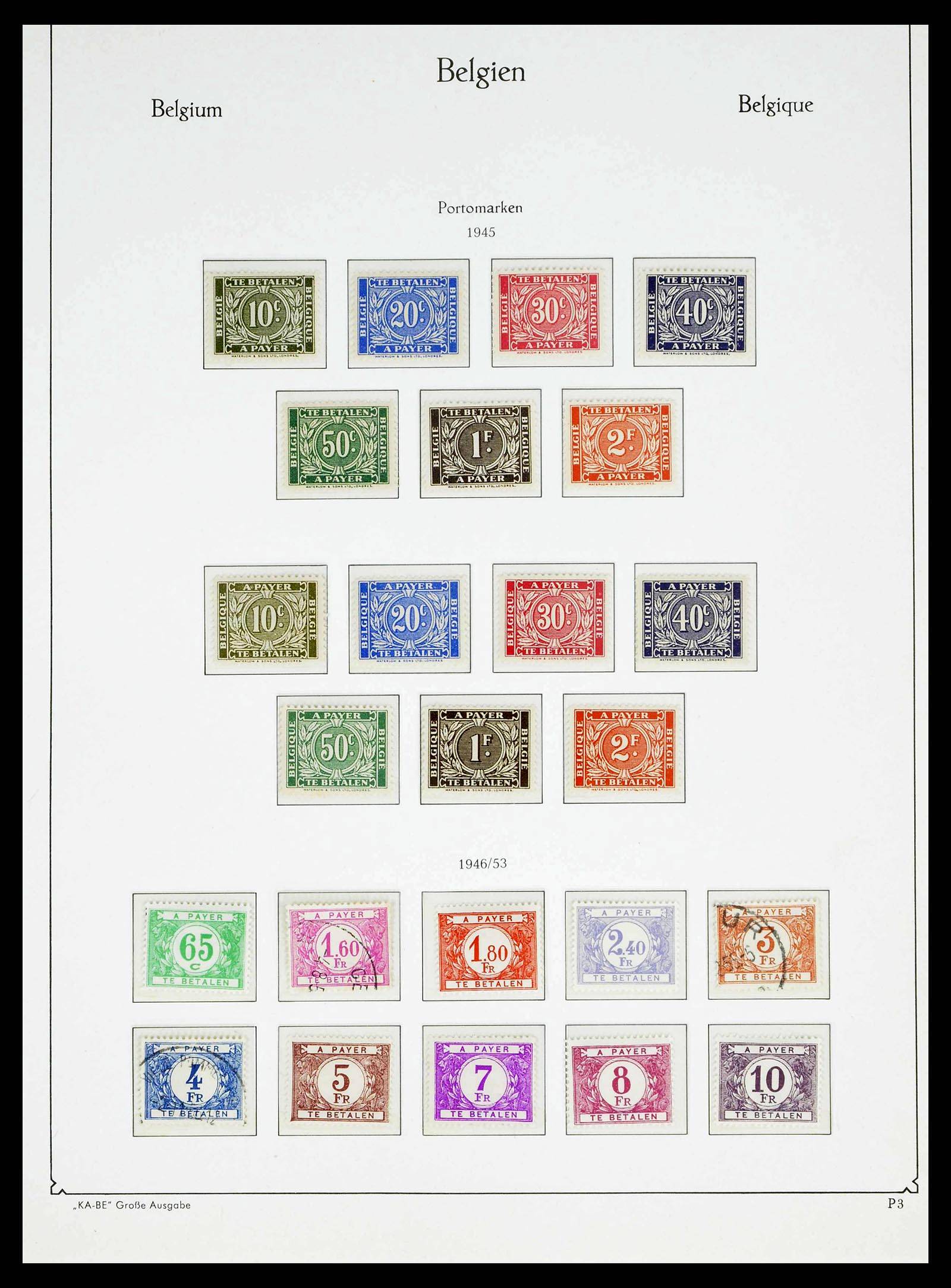 38015 0278 - Postzegelverzameling 38015 België 1849-1980.